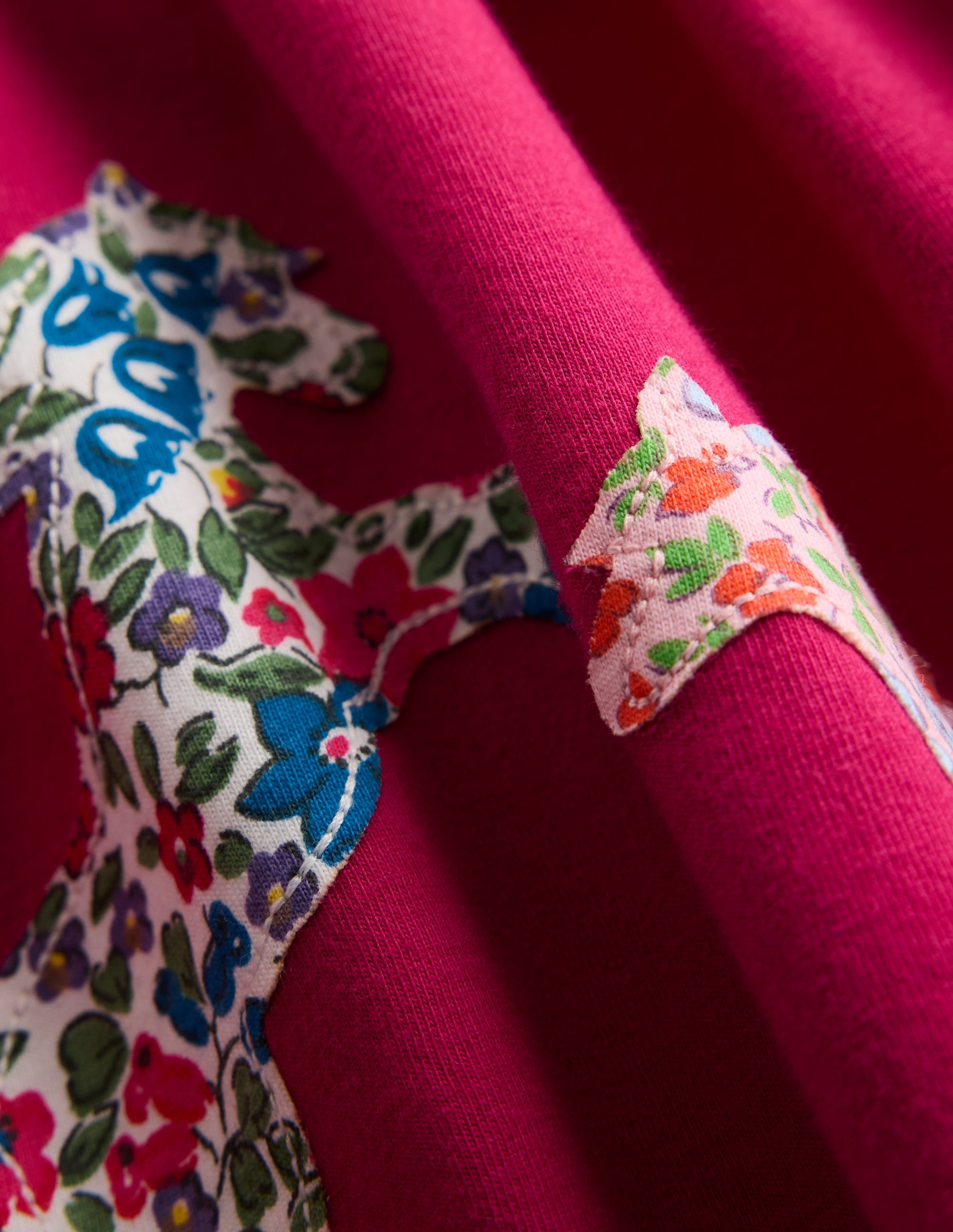 Hübsches Jerseykleid mit Applikation-Kirschkonfitüre Pferde - Image 3