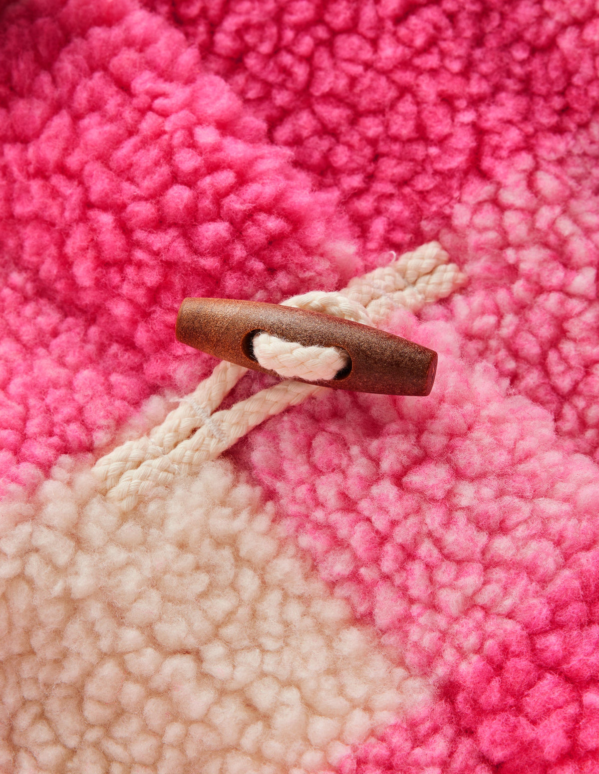 Teddyfell-Dufflecoat-Azaleenrosa Vichykaro-3