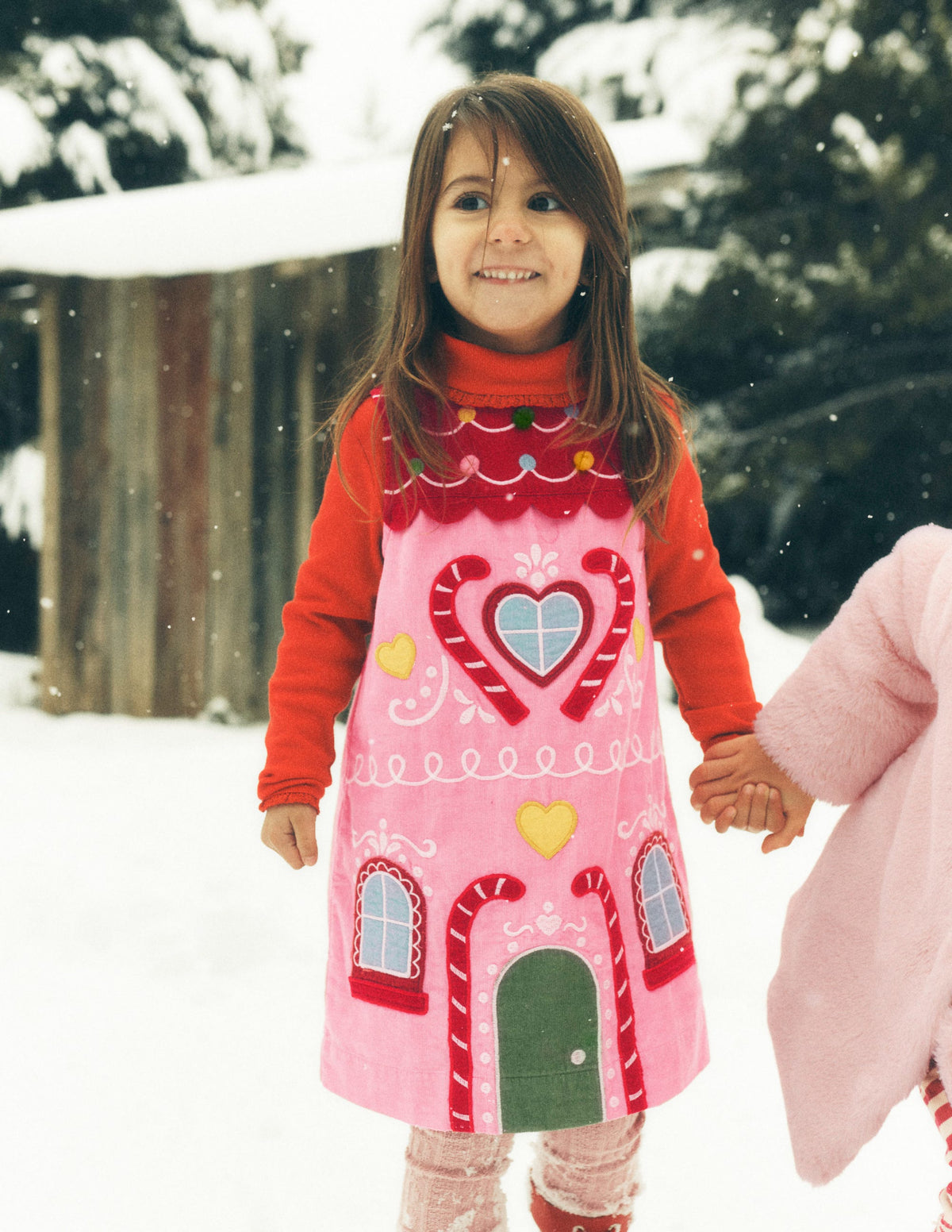 Schürzenkleid mit Logo-Kirschblütenrosa Lebkuchenhaus - Image 4