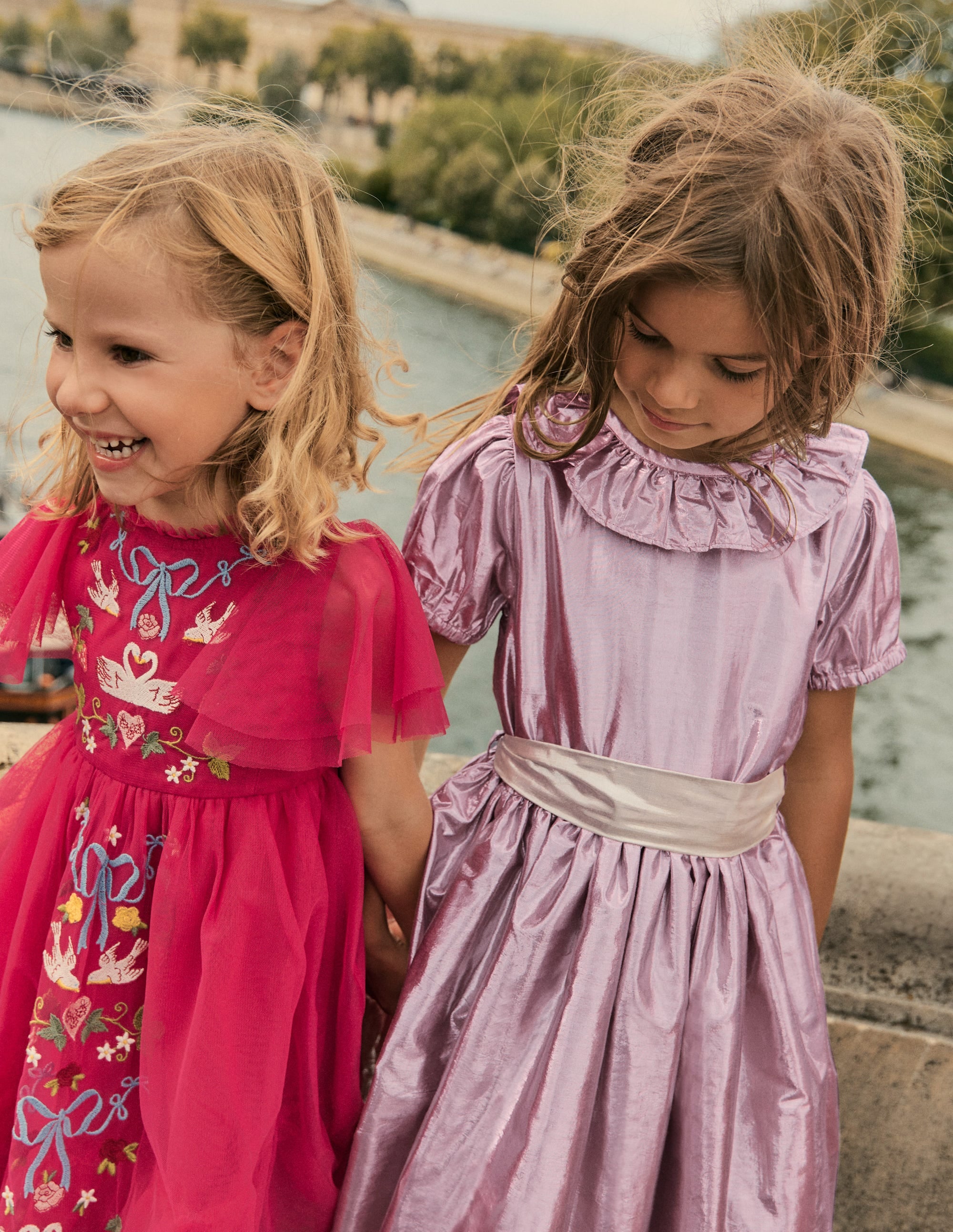 Ausgestelltes Partykleid-ROSA - Image 4
