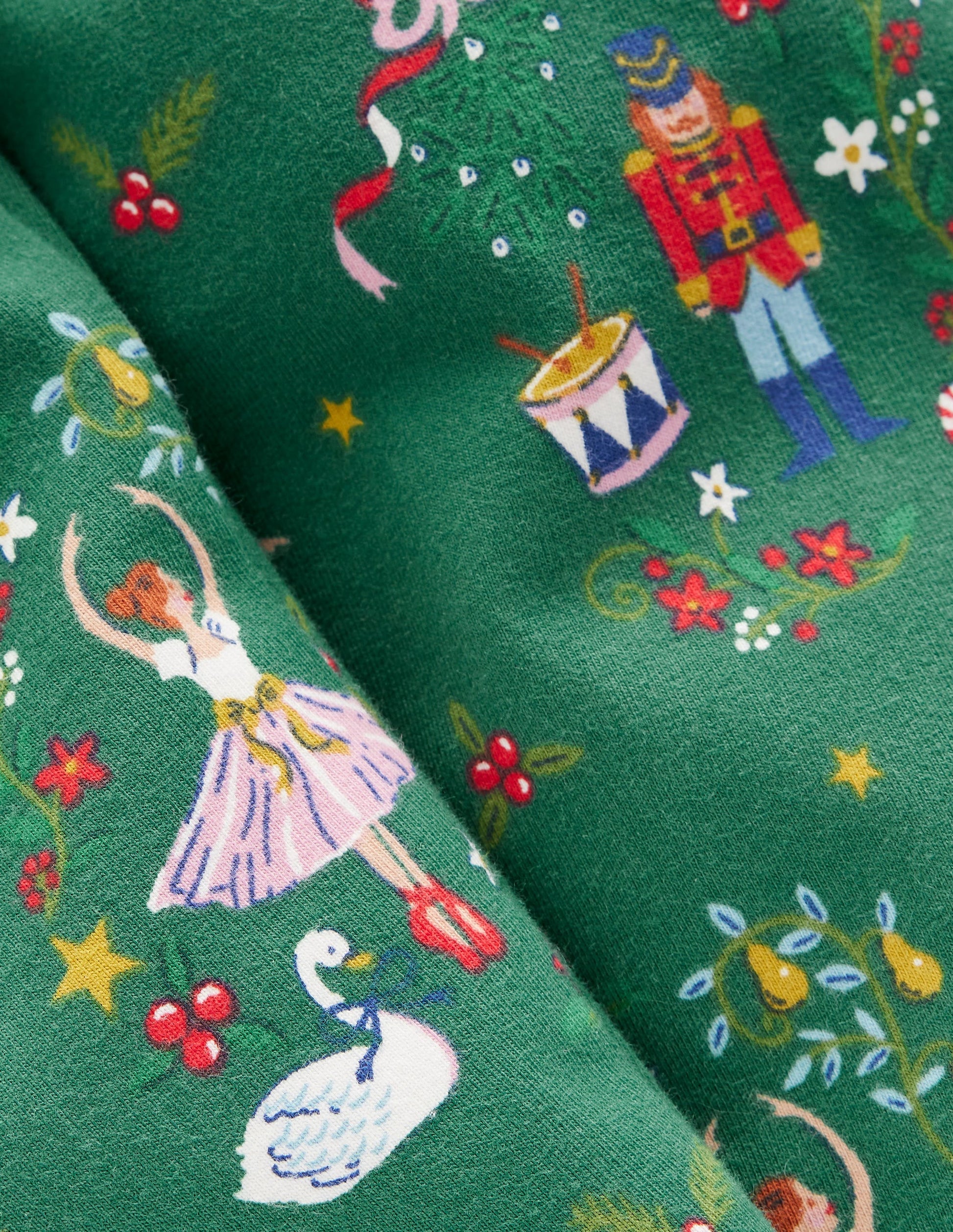 Fun Leggings-Jewel Green Christmas-3