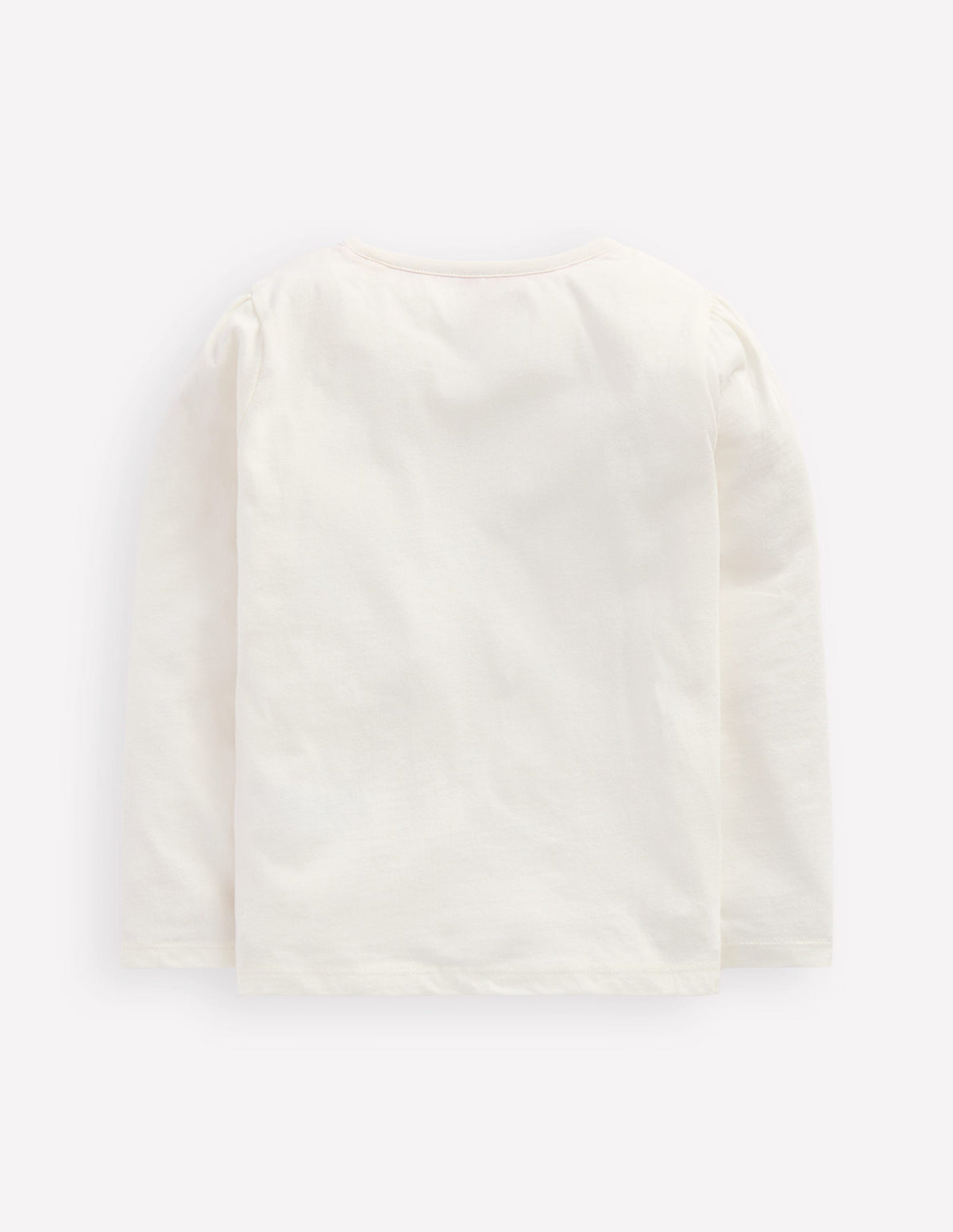 Puff Sleeve Appliqué  T-shirt-Soft Ivory Nutcracker-2
