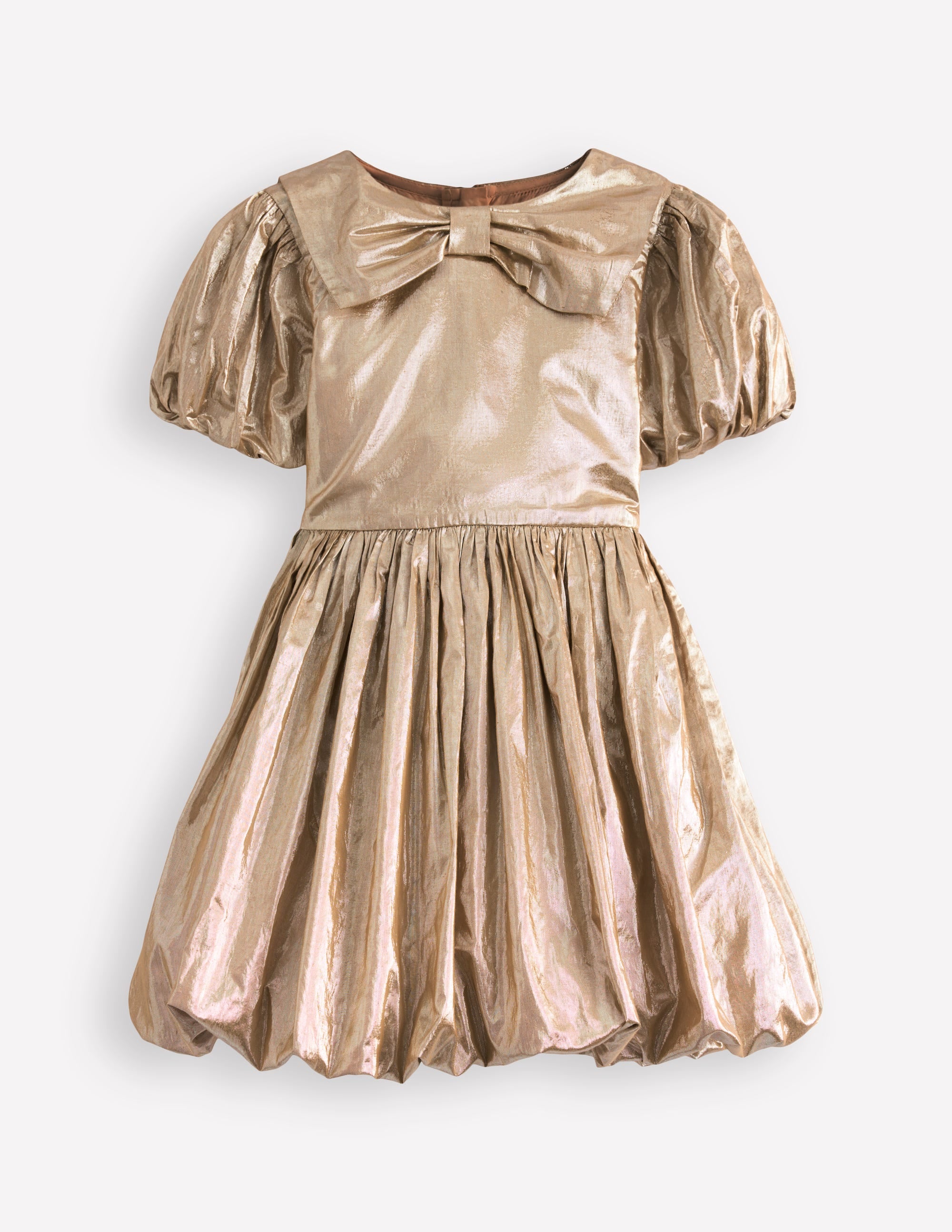 Partykleid mit Ballonsaum-Gold - Image 1