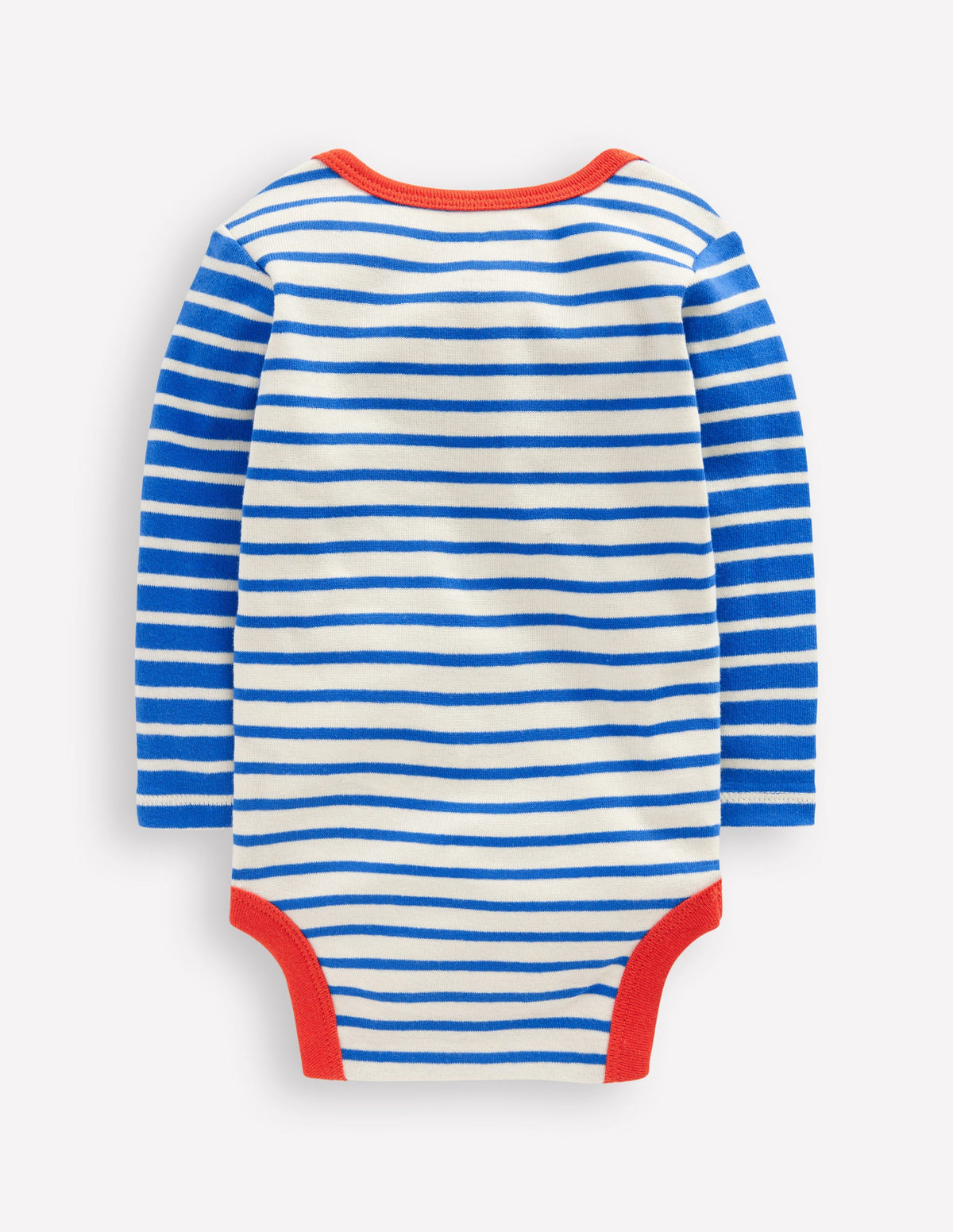 Gestreifte Bodys im 5er-Pack-Bunt Streifen/Sterne-2