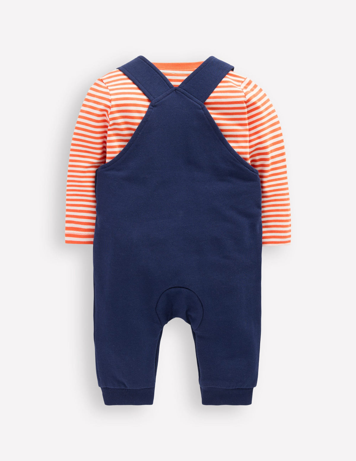 Latzhosen-Set aus Jersey-Marineblau Geister-2