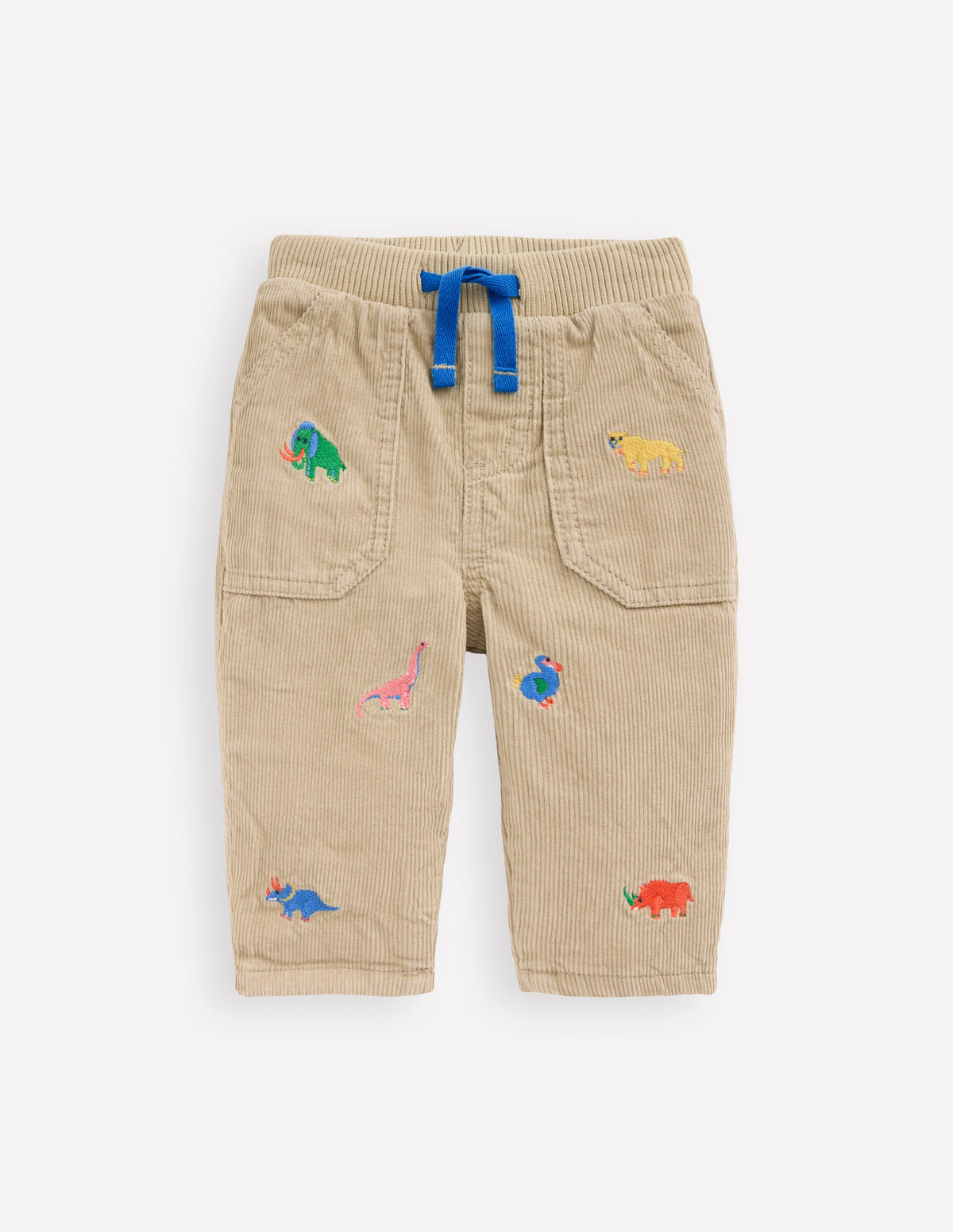 Cosy Lined Trousers-Prehistoric Embroidery - Image 1