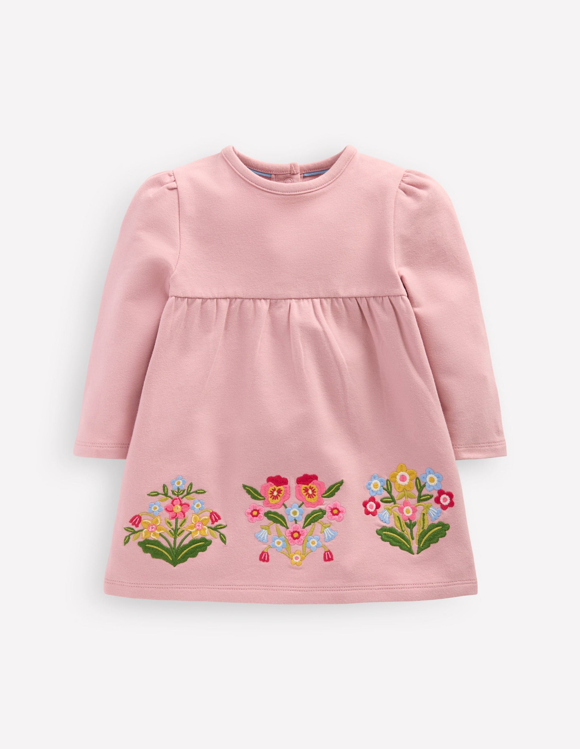 Sweatshirt Dress-Vintage Pink-1