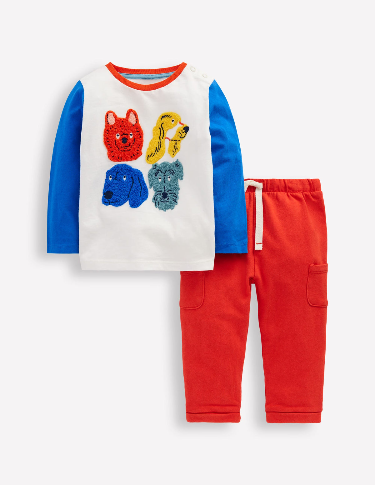 Appliqué Jersey Play Set-Multi Dogs - Image 1