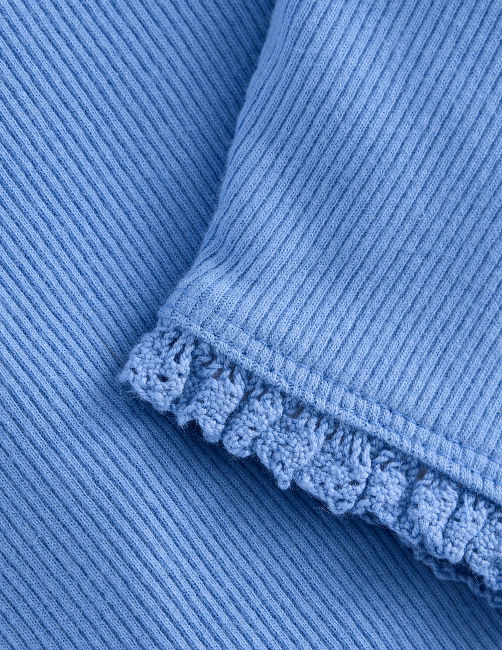 Gerippte Leggings-Vergissmeinnicht Blau - Image 3