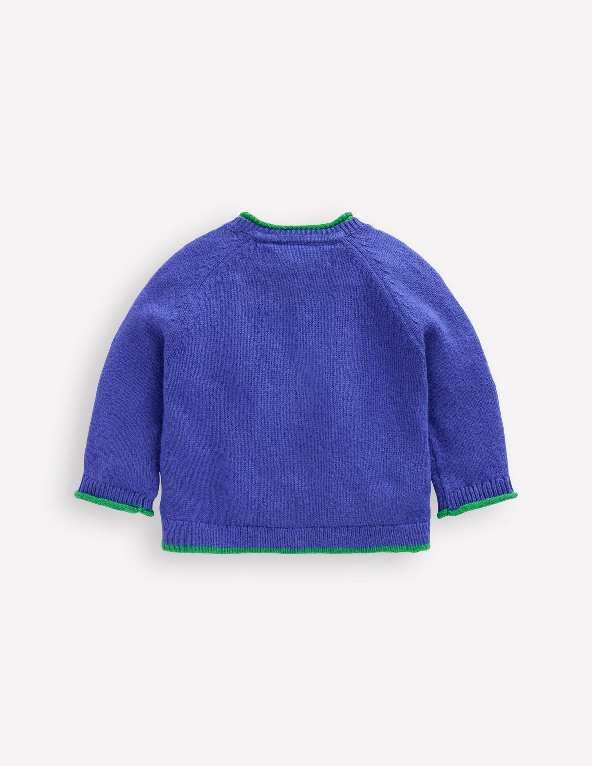 Originelle Logo-Strickjacke-Saphirblau Prähistorisch Logo - Image 2