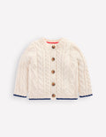Klassische Strickjacke mit Zopfmuster-Anenome