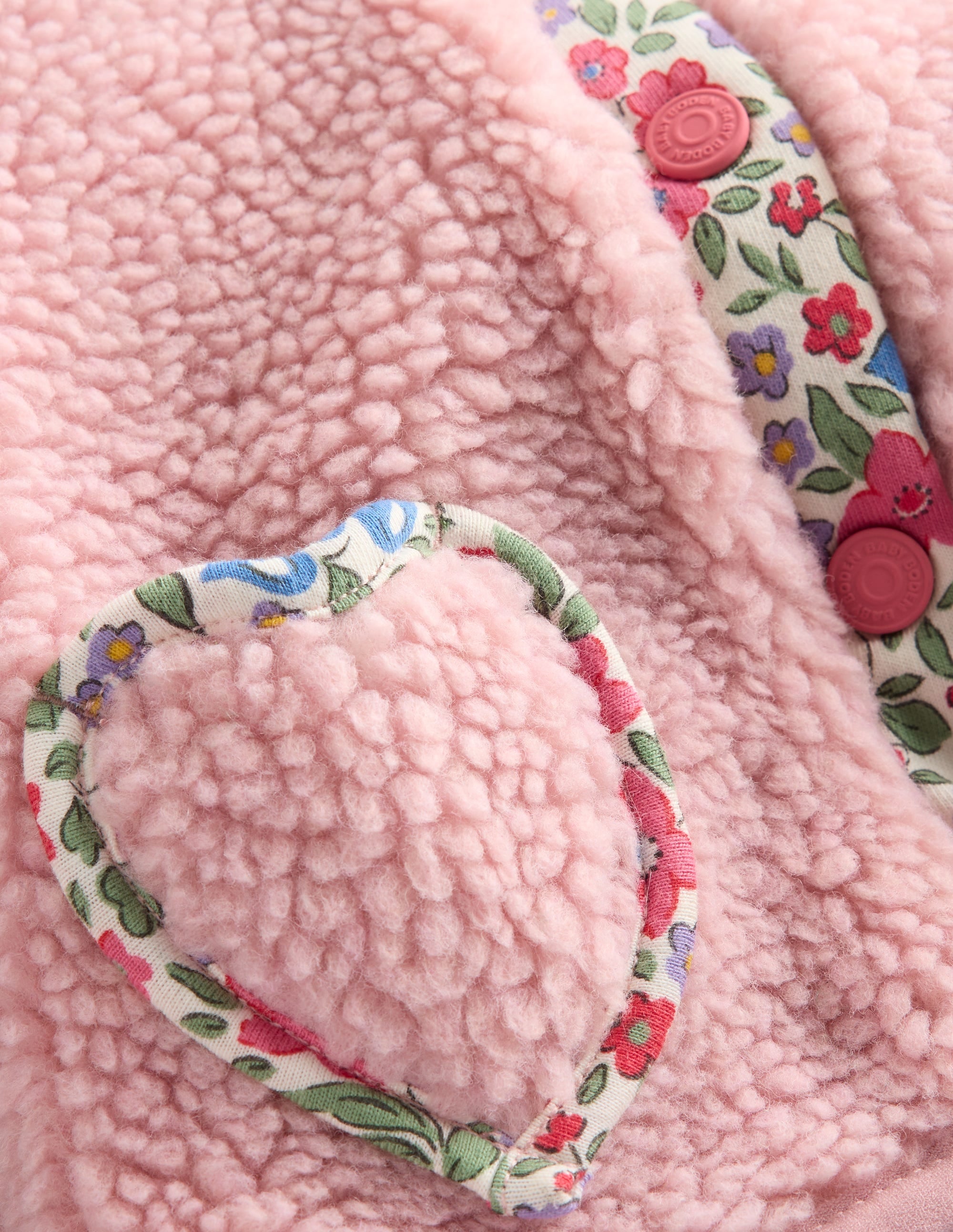 Originelle, kuschelige Teddyfell-Jacke-ROSA - Image 3