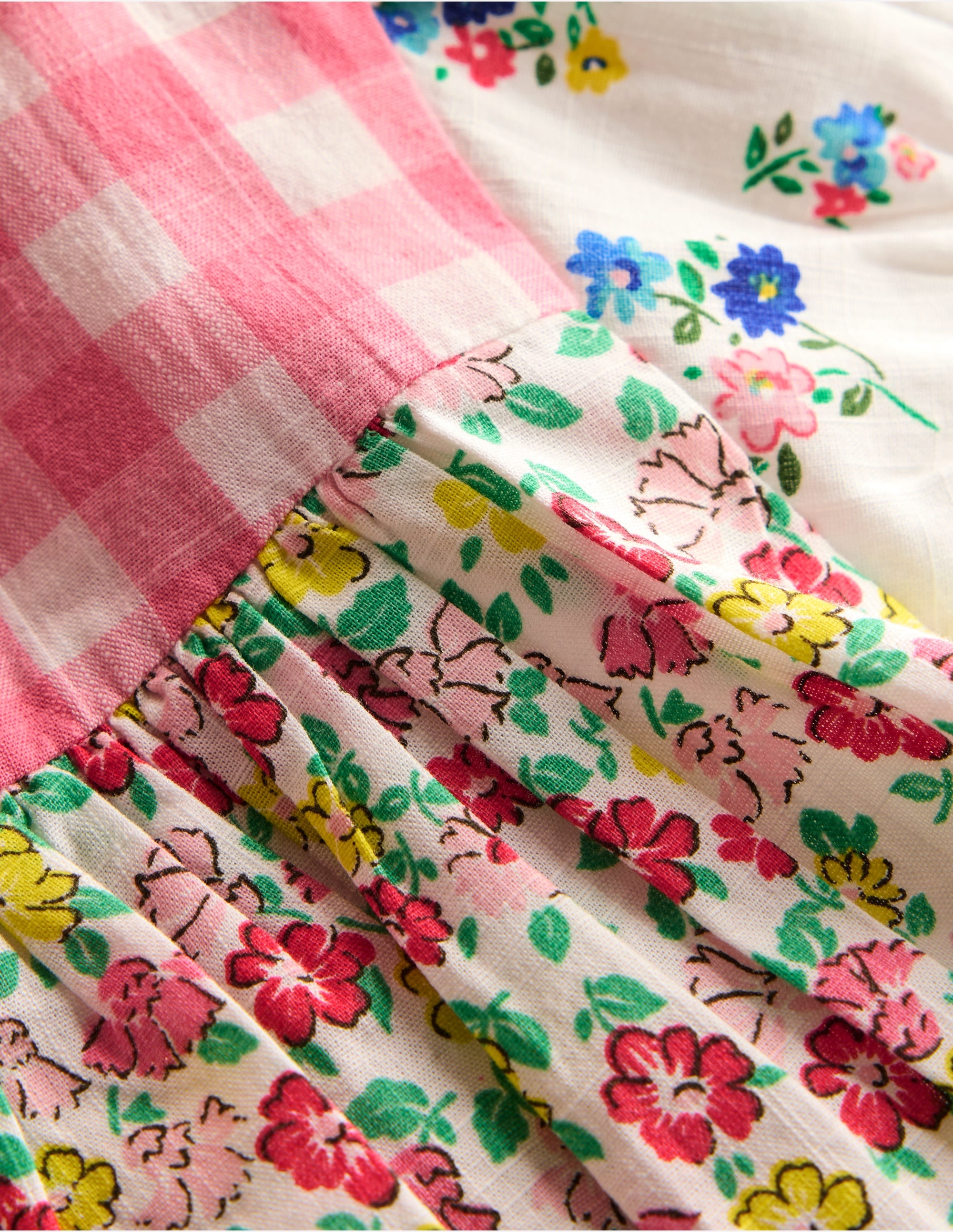 Robe tissée froncée-Pêle-mêle multi - Image 7