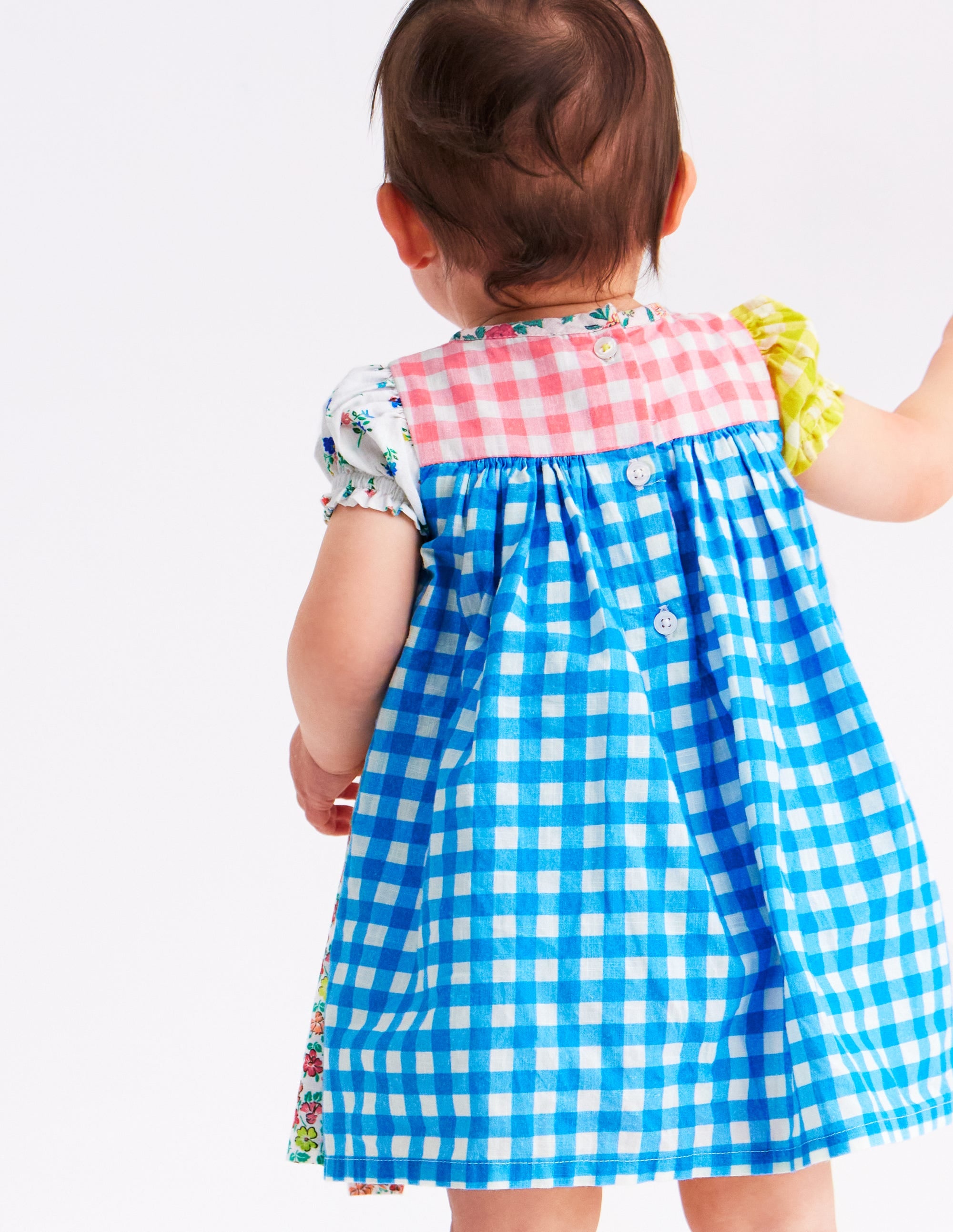 Robe tissée froncée-Pêle-mêle multi - Image 3