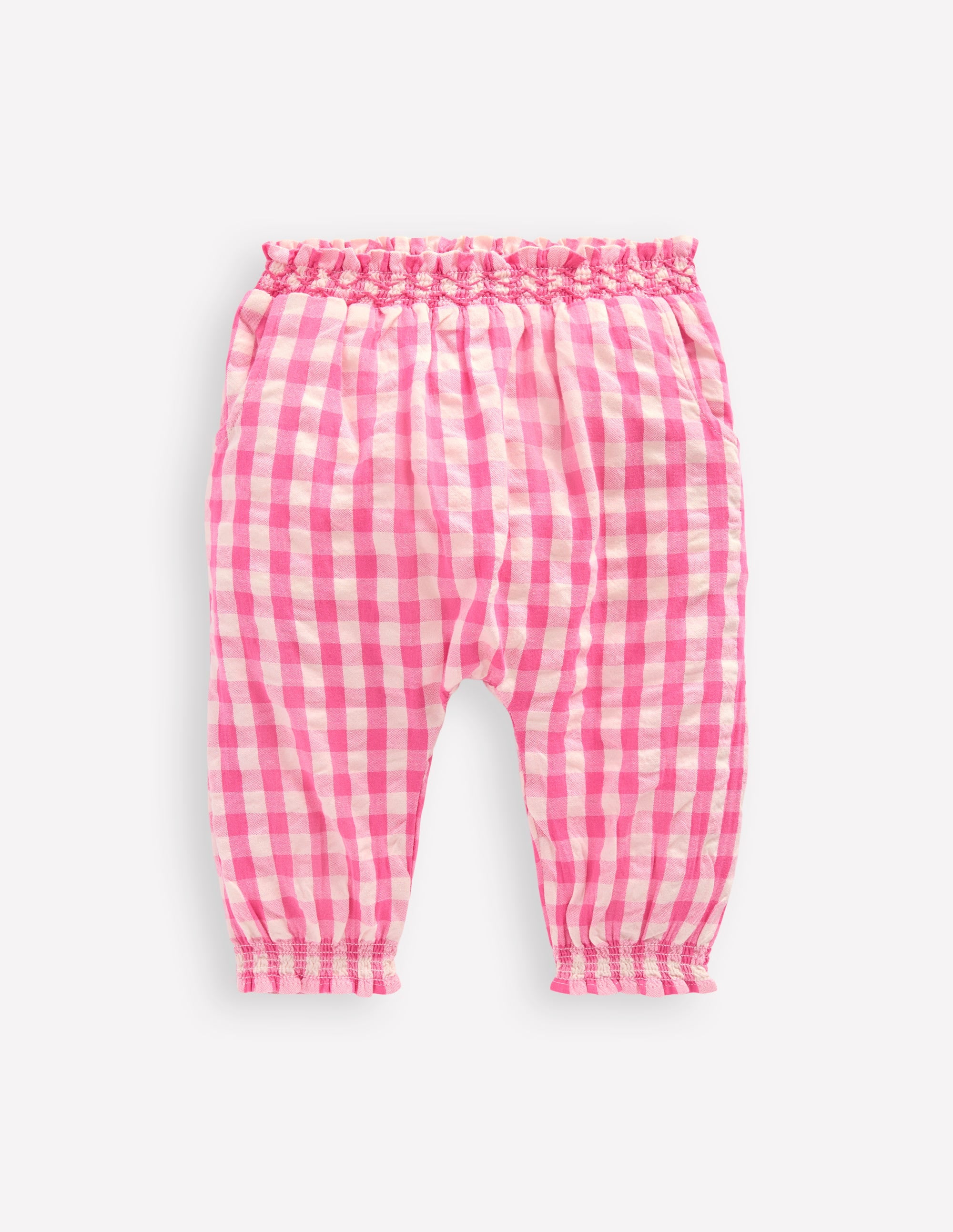 Gewebte Hose-Rosarot Vichykaro - Image 1