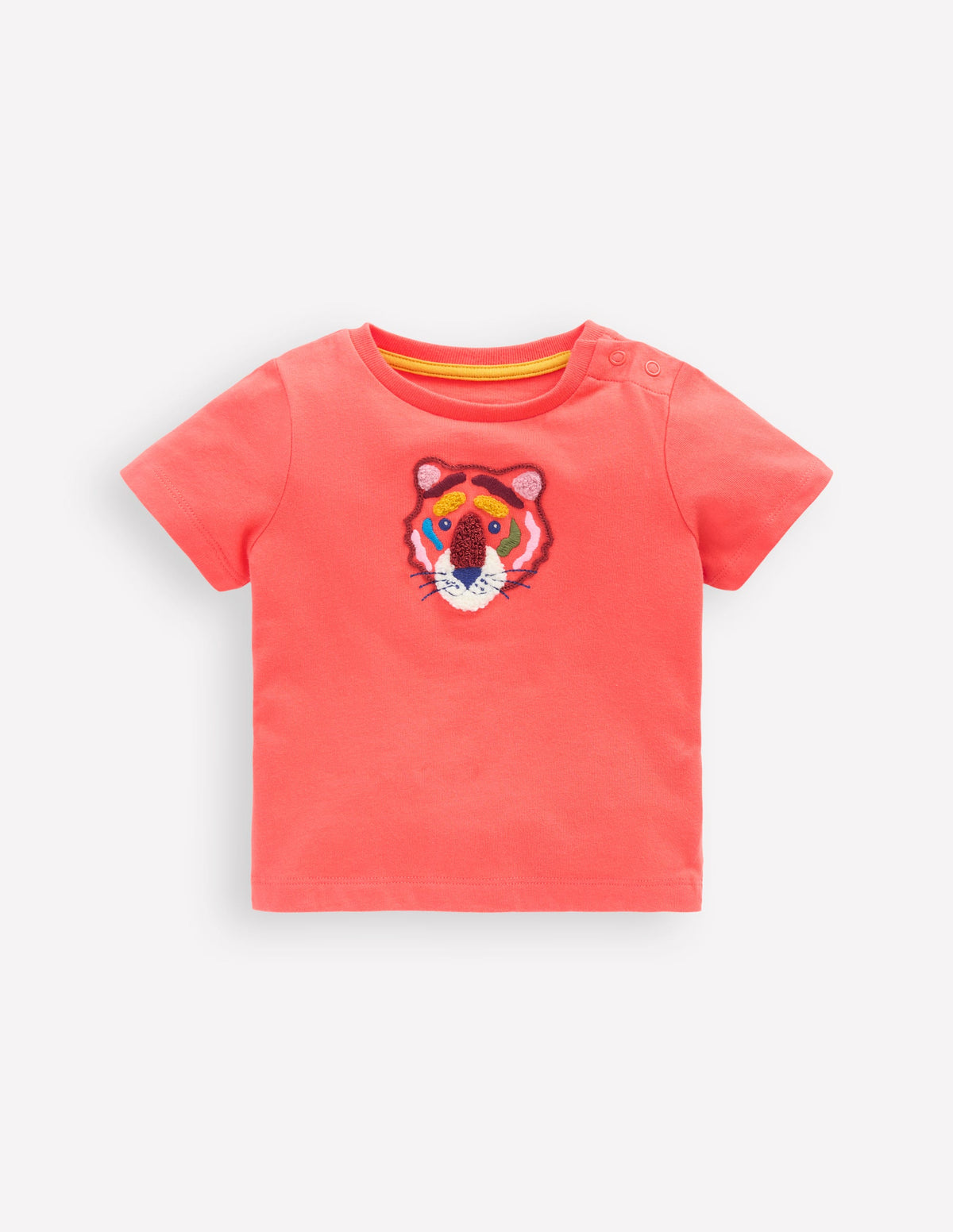 T-shirt à logo-Tigre corail chaud - Image 3