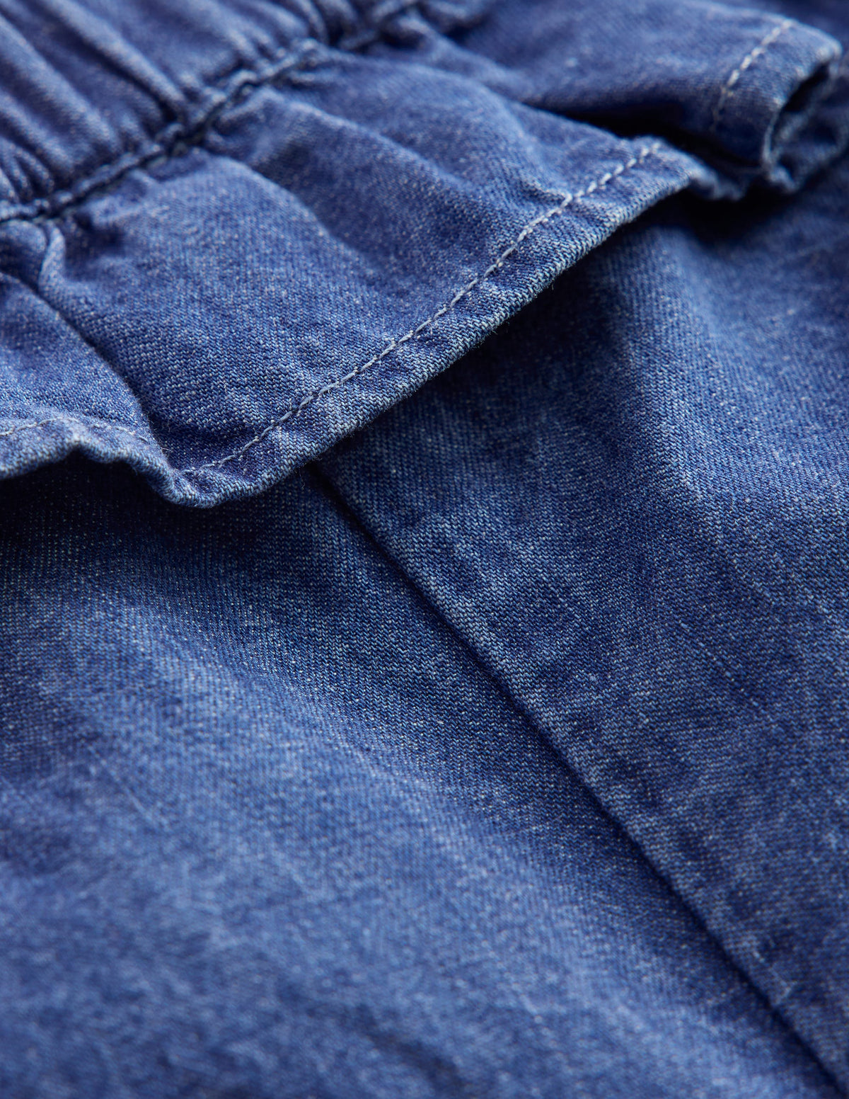 Chambray-Pumphose für Mädchen-Helles Vintageblau - Image 3