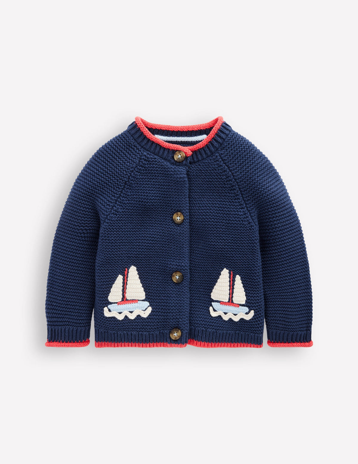Originelle Logo-Strickjacke-Steuerbordblau Boote-1