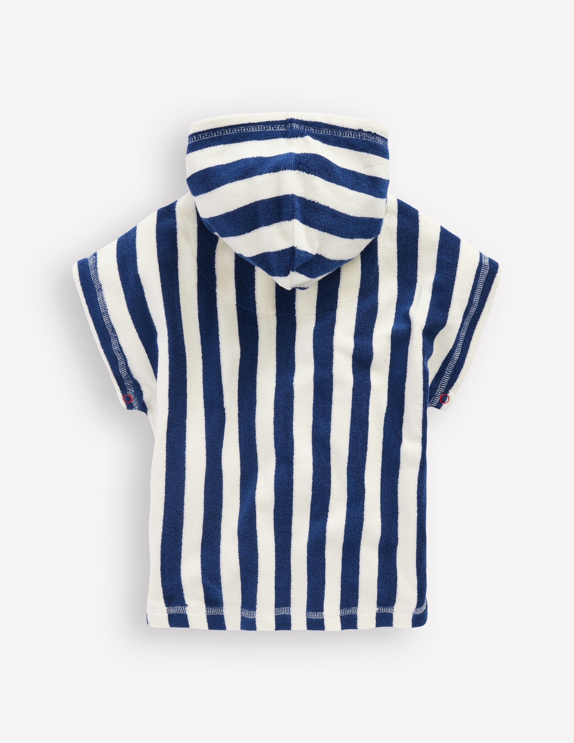 Origineller Frottee-Badeponcho-Saphirblau Möwen - Image 2