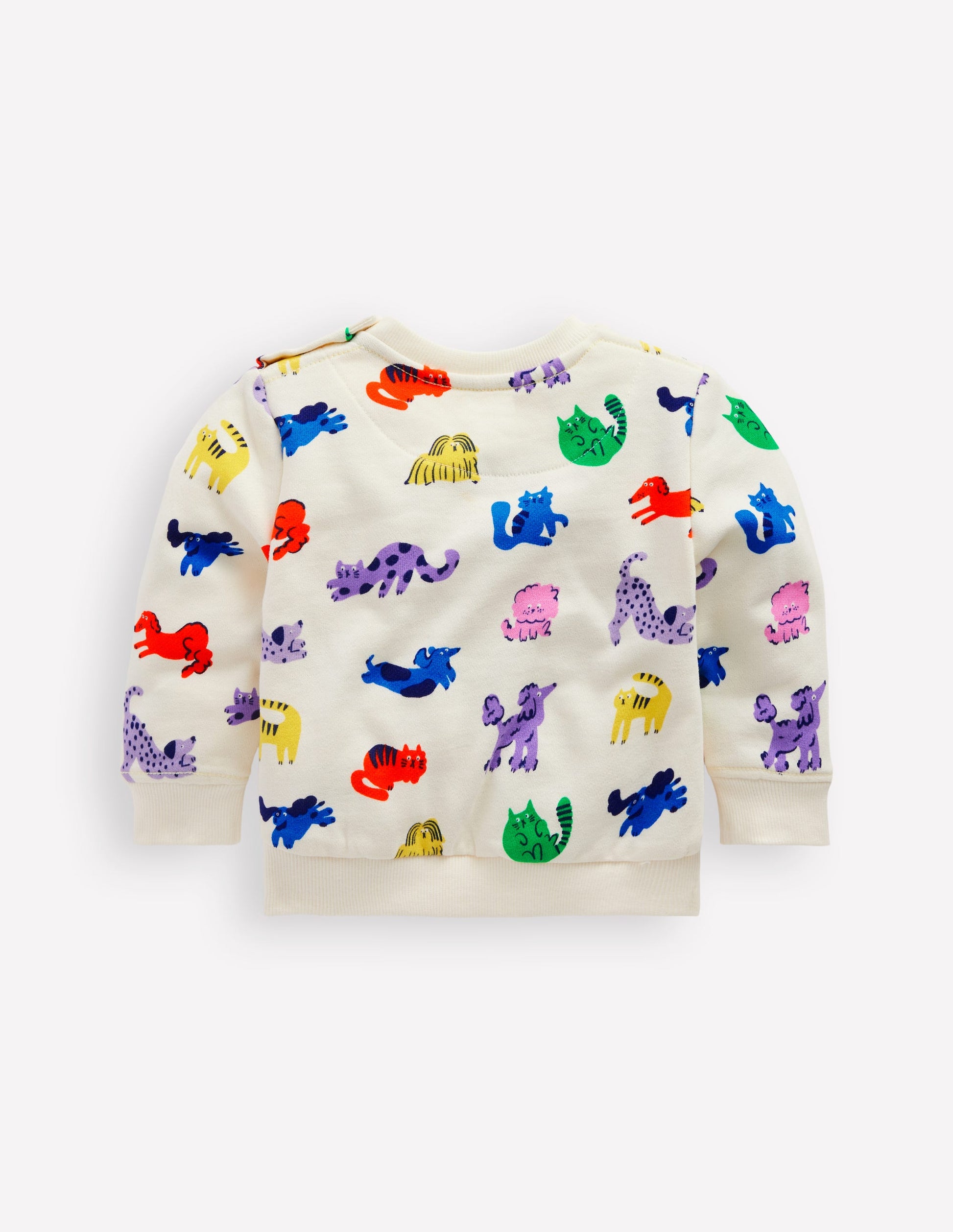 Bedrucktes Sweatshirt-Bunt Regenbogen Tiere-2