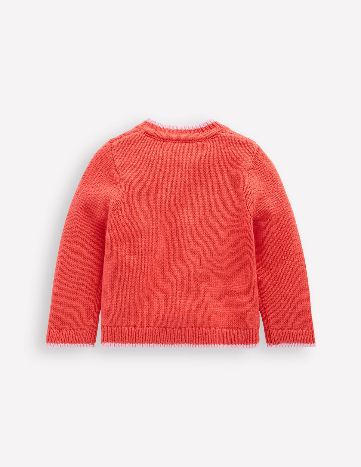Strickjacke mit lustigem Motiv-Marmeladenrot Hasen-2