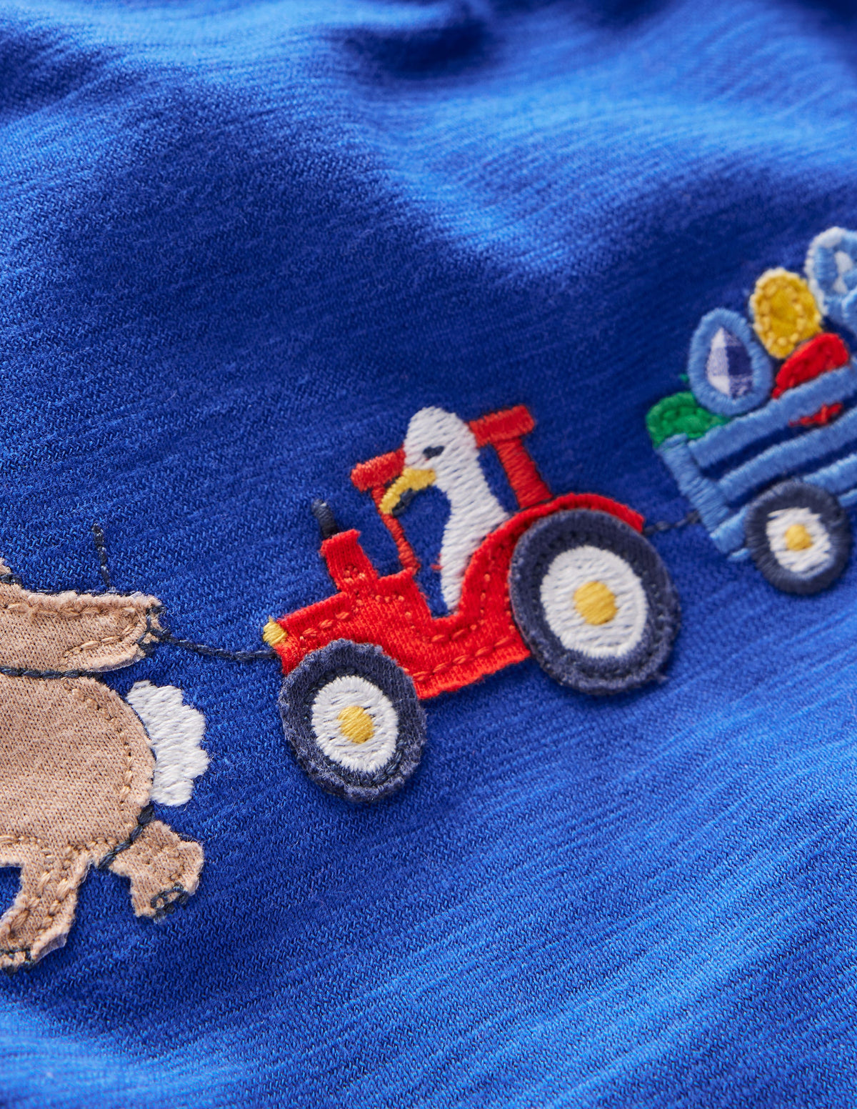 Lustiges Spielset aus Jersey-Leuchtendes Blau Hase-3