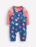Ensemble avec salopette en jersey-Ferme arc-en-ciel Delft