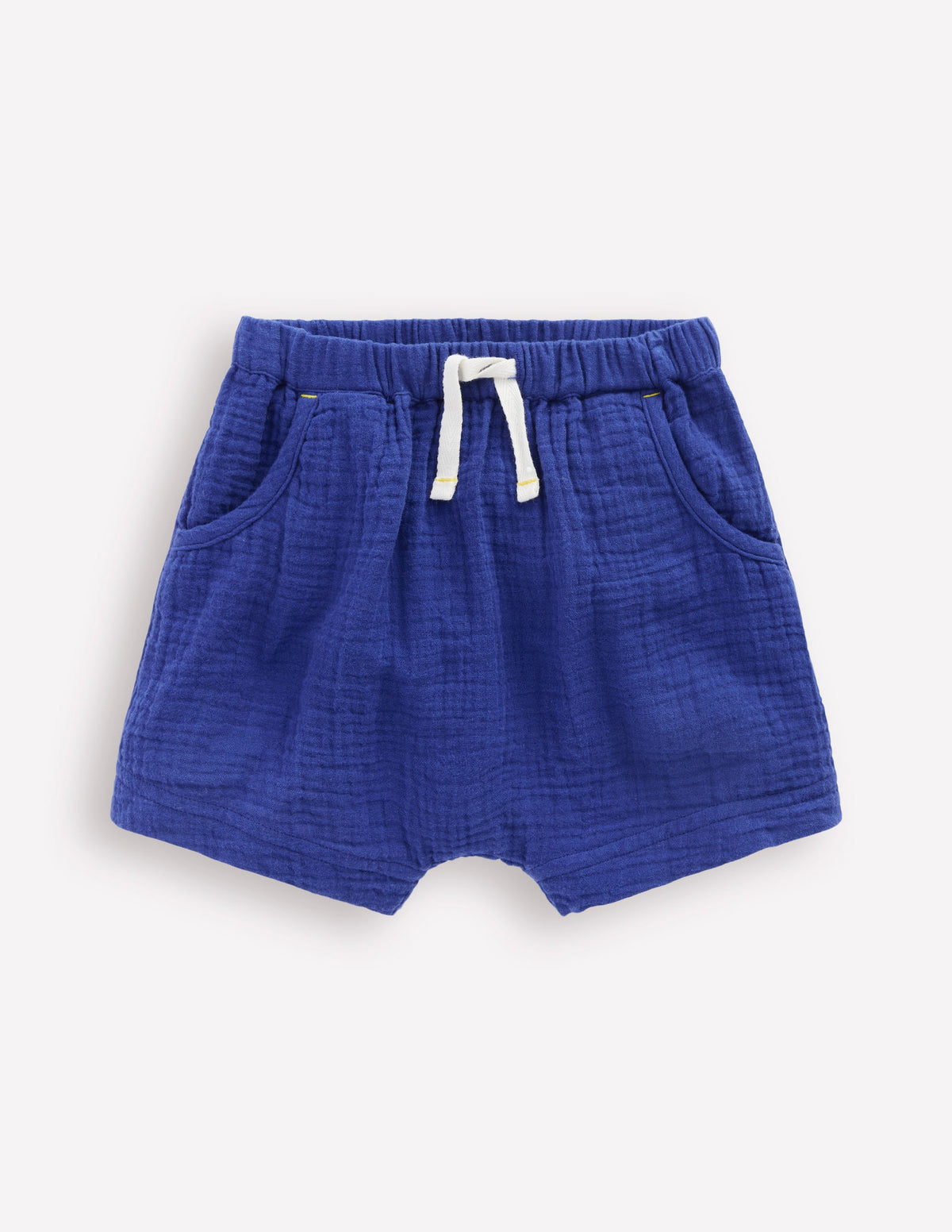 Short tissé garçon-Aristocratic Blue/ Ivory Stripe - Image 1