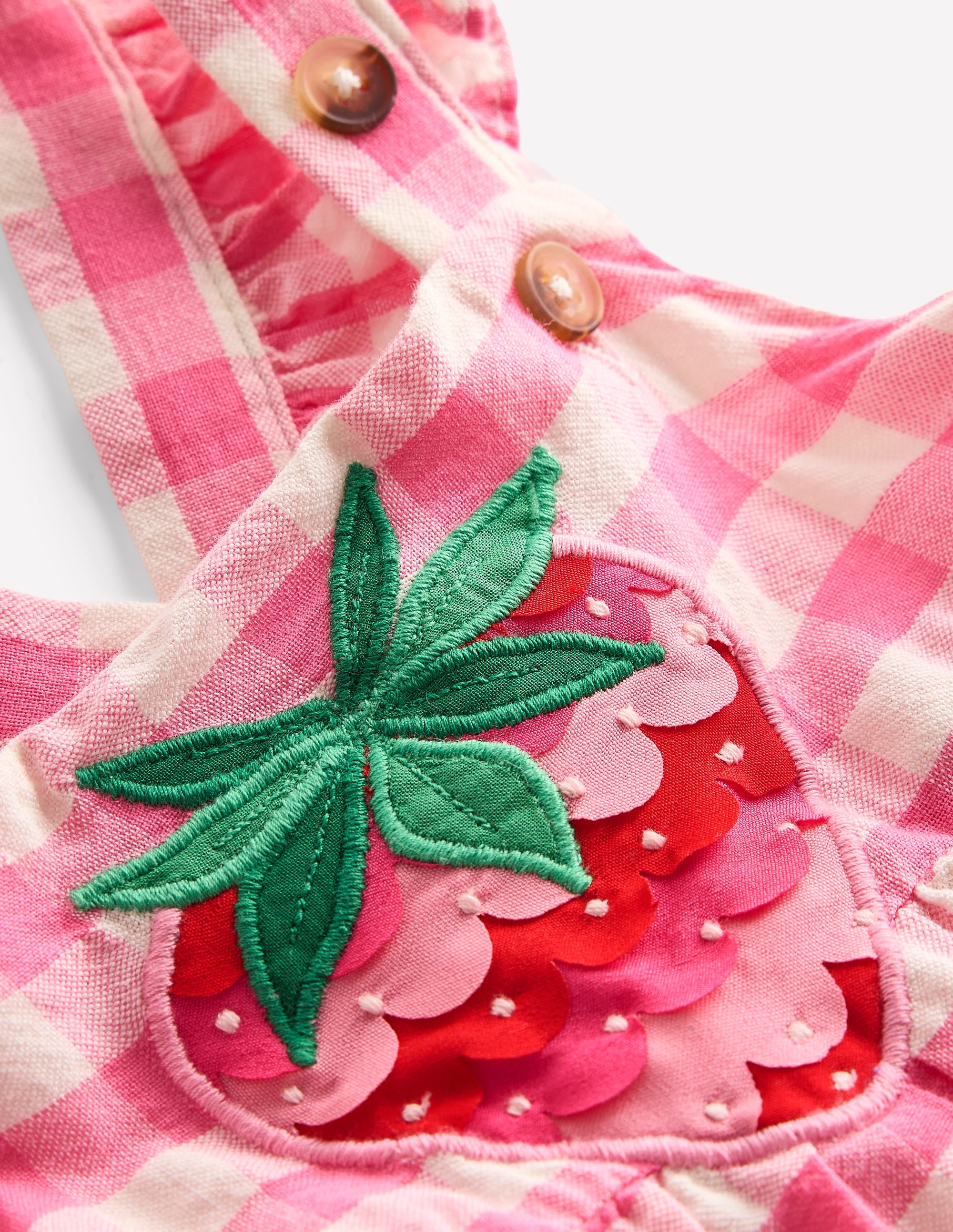 Nostalgisches Schürzenkleid-Rosa mit Vichykaros - Image 3
