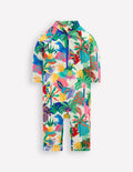 Combinaison de surf imprimée avec protection solaire-Jungle multi ivoire doux