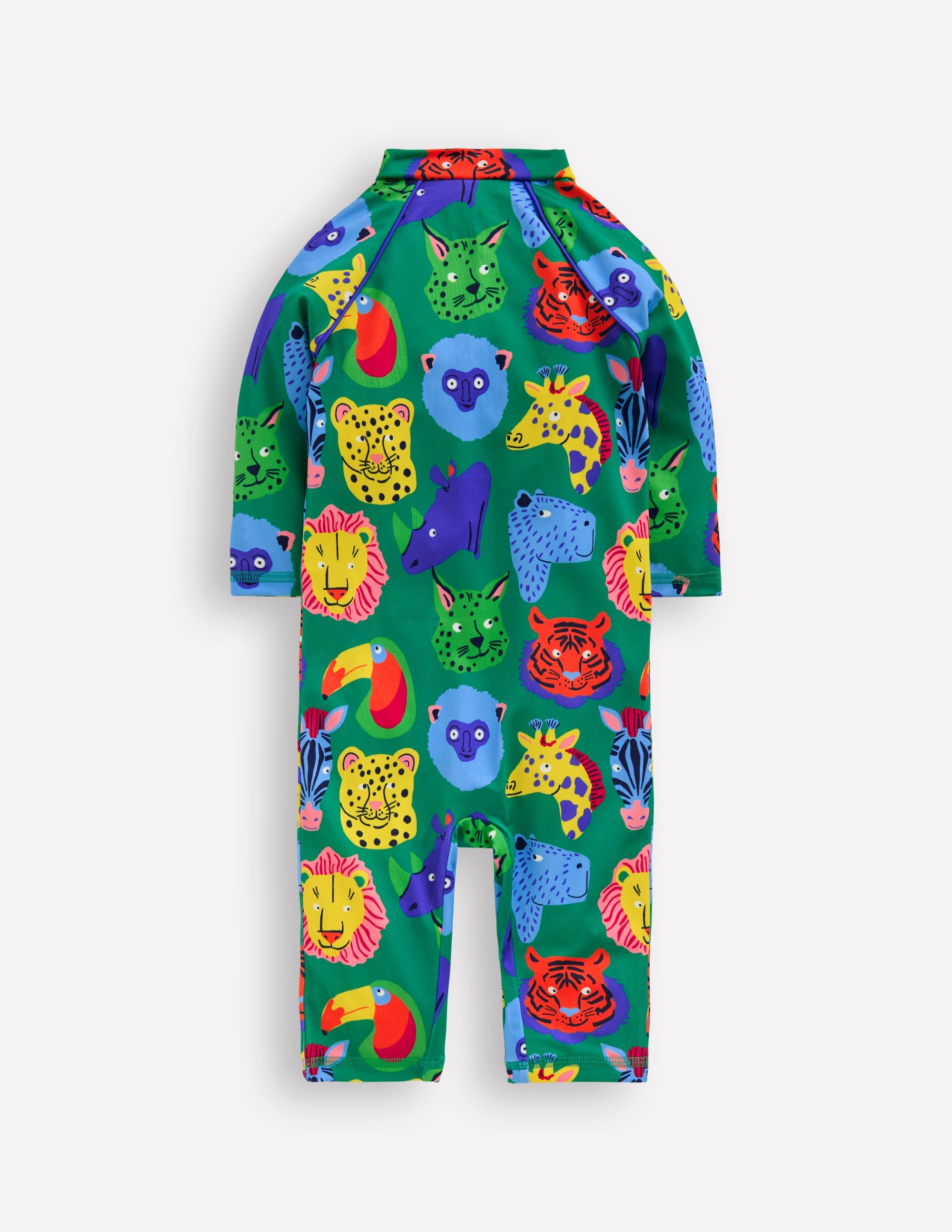 Combinaison de surf fun avec protection solaire-Visages d'animaux multi - Image 2