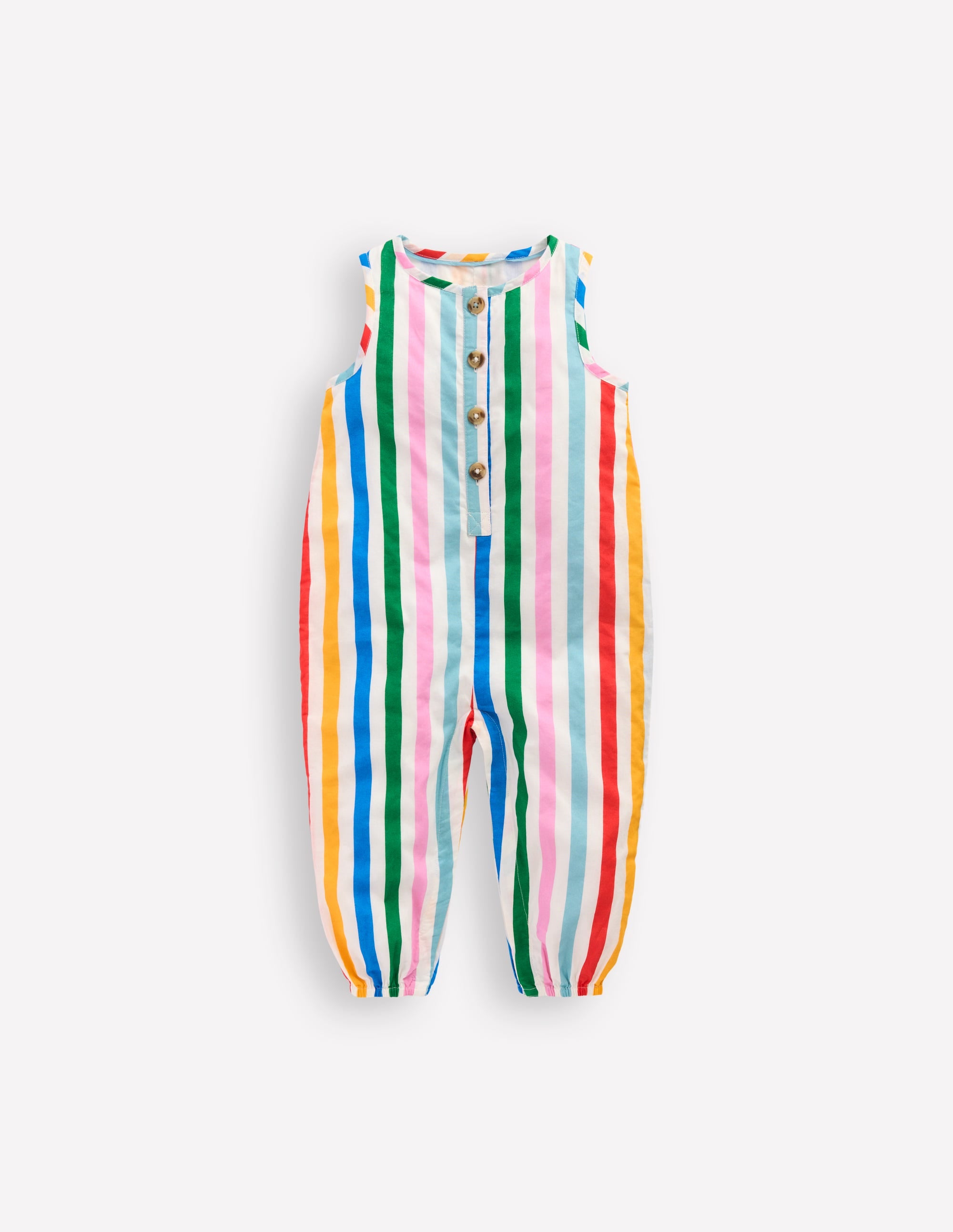 Gewebter Strampler-Bunte Regenbogenstreifen - Image 1