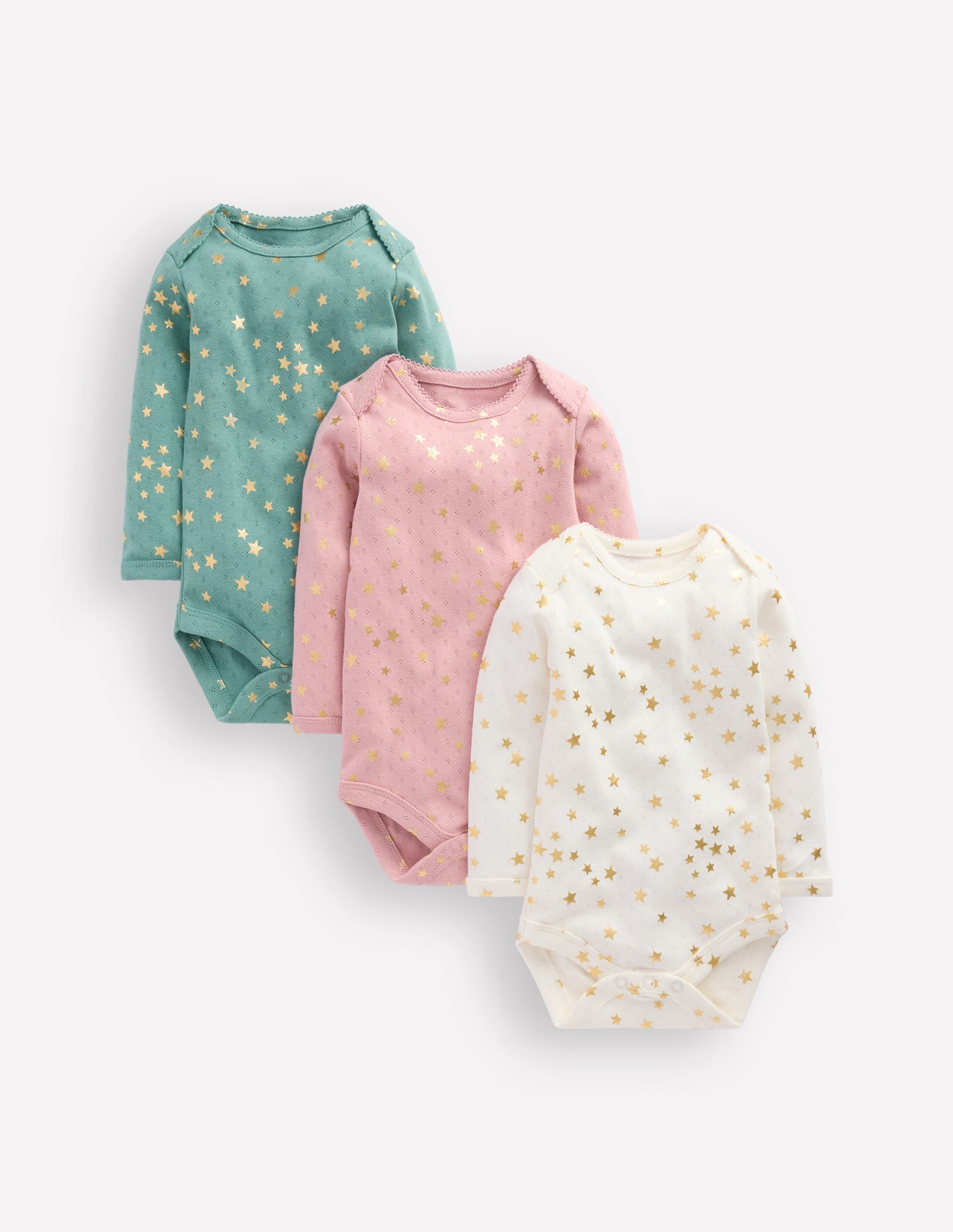 Pointelle-Bodys im 3er-Pack-Bunt Foliensterne-1