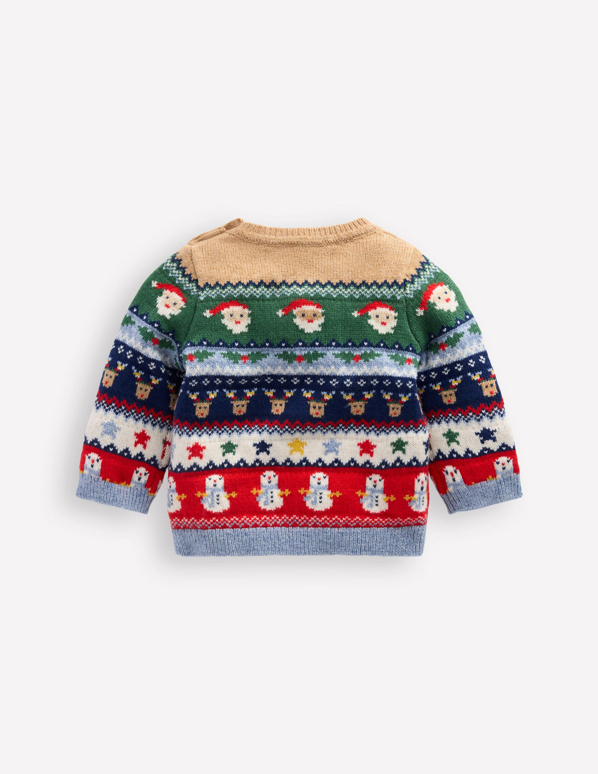 Fair-Isle-Pullover-Bunt, Weihnachtliches Fair-Isle-Muster - Image 2