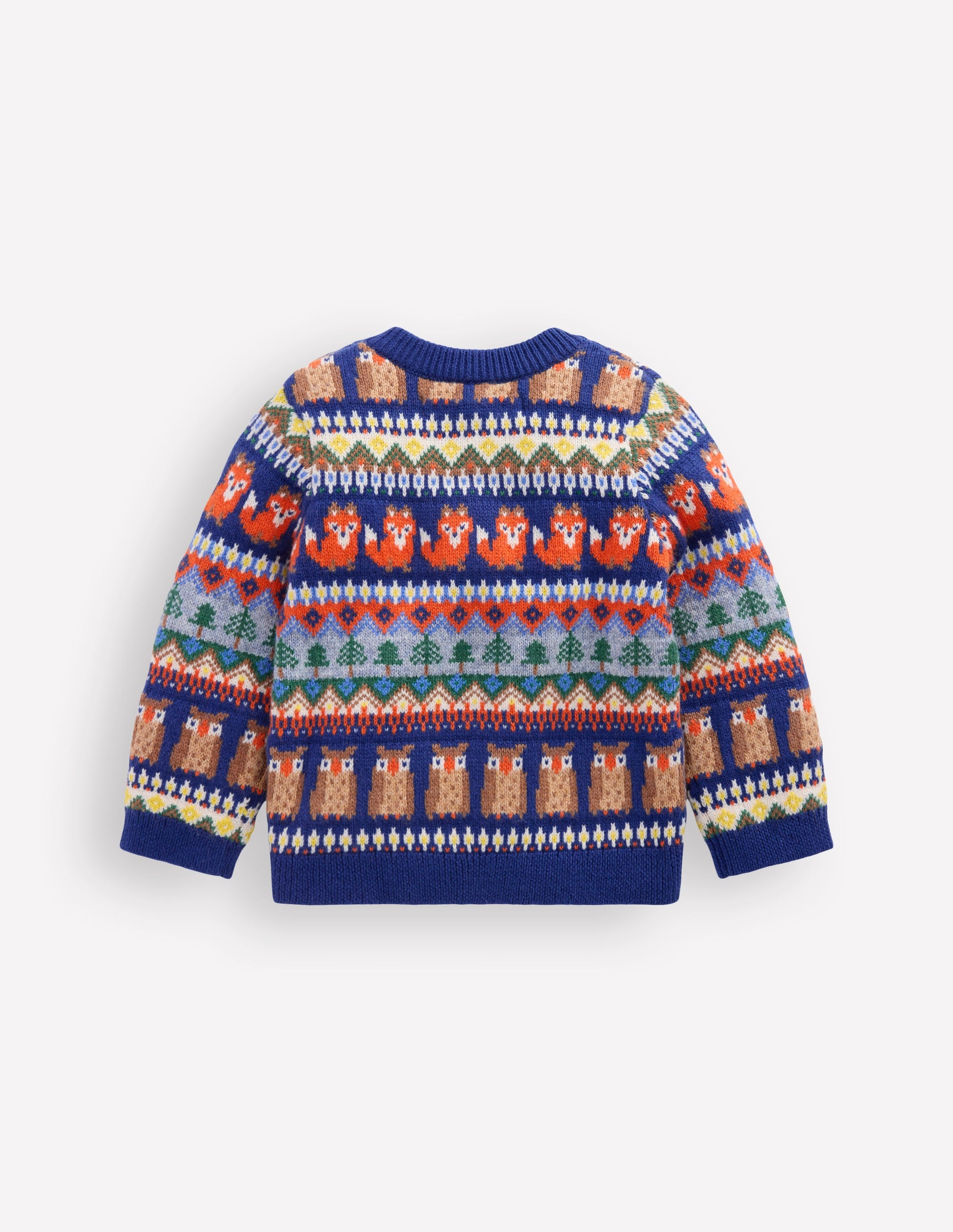 Fair-Isle-Pullover-Bunt Wald Fair Isle - Image 2