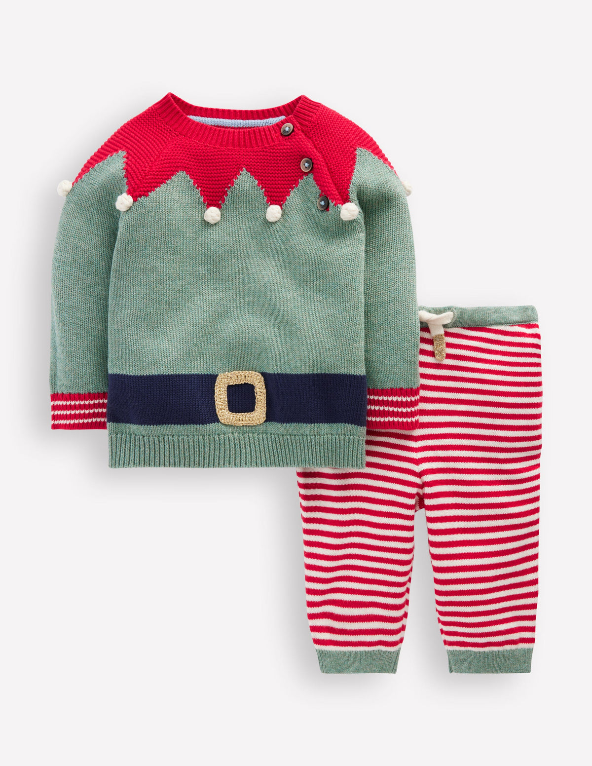 Ensemble en maille-Lutin vert csarite - Image 1