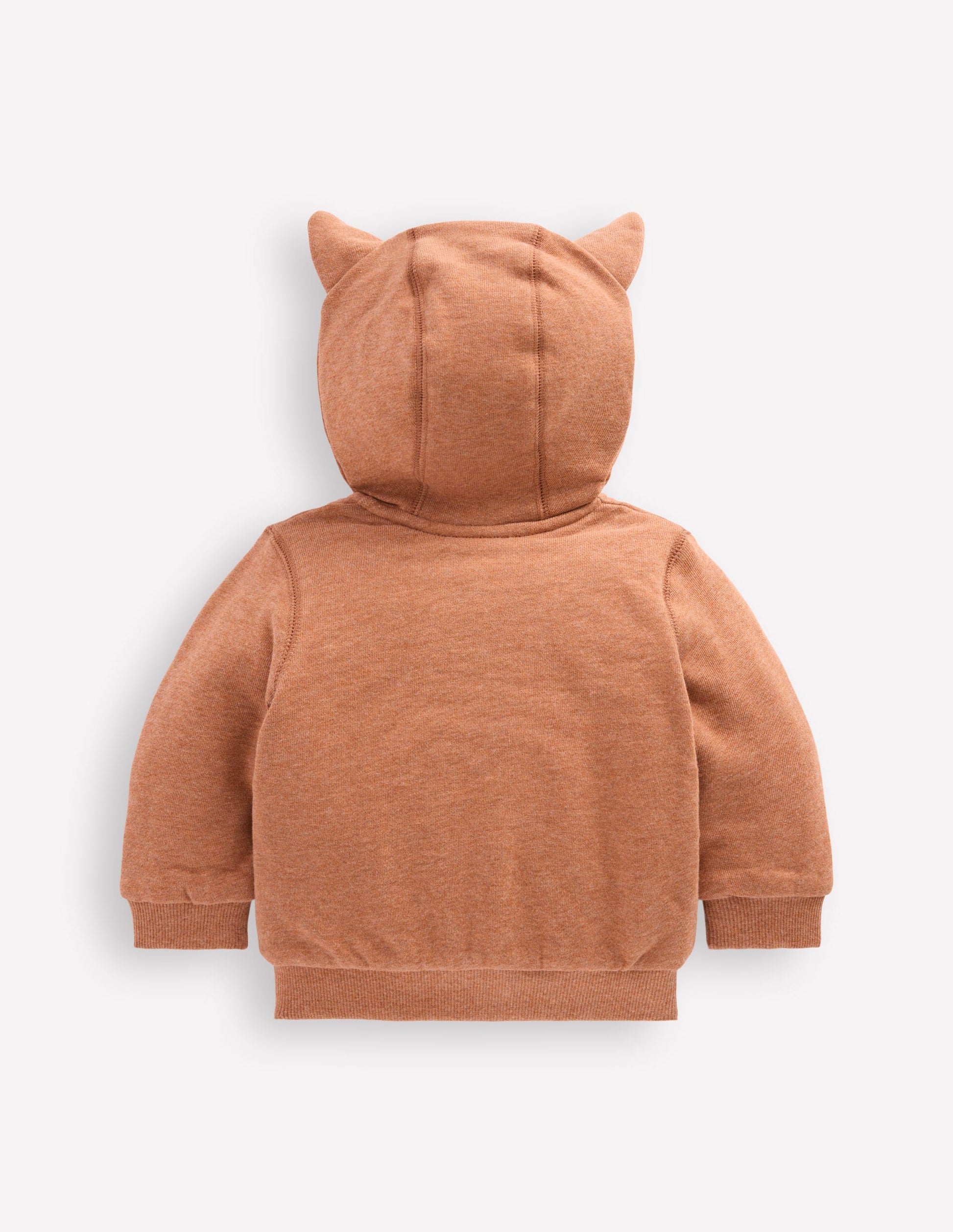 Origineller Kapuzenpullover mit Zottelfutter-Braun, Hund-2