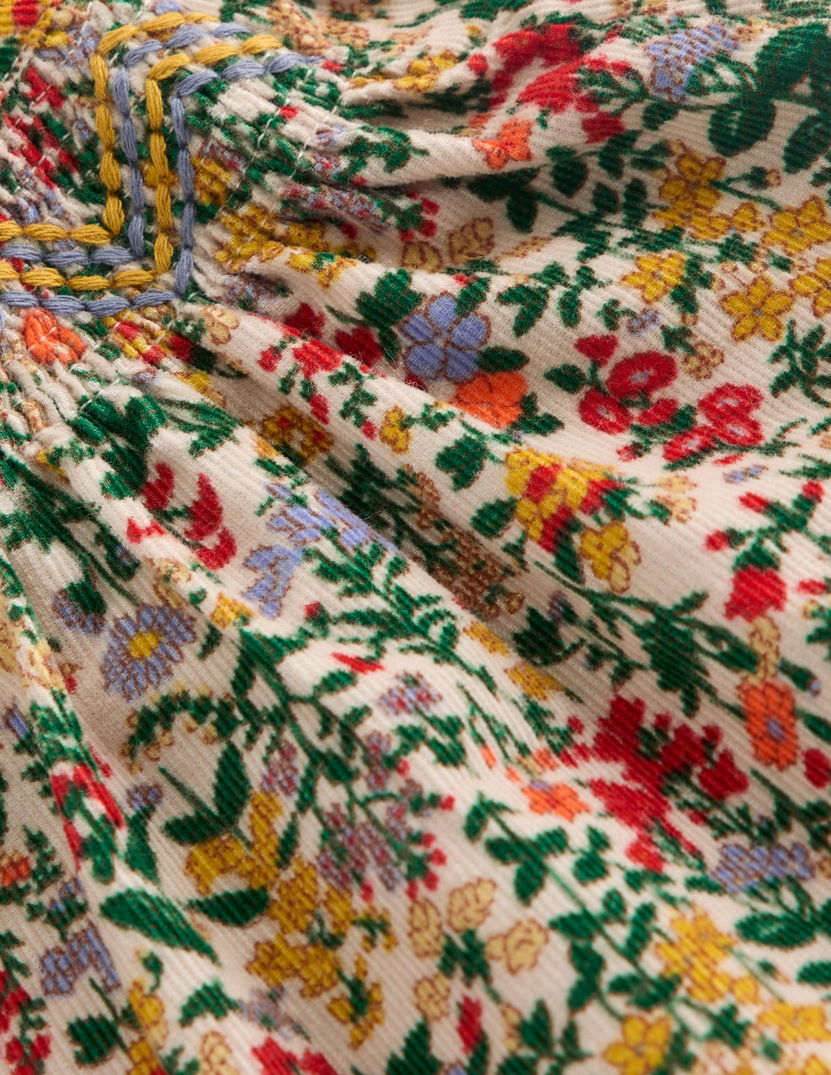 Gewebtes Kombi-Spielset-Bunt Wiesenblumen - Image 3