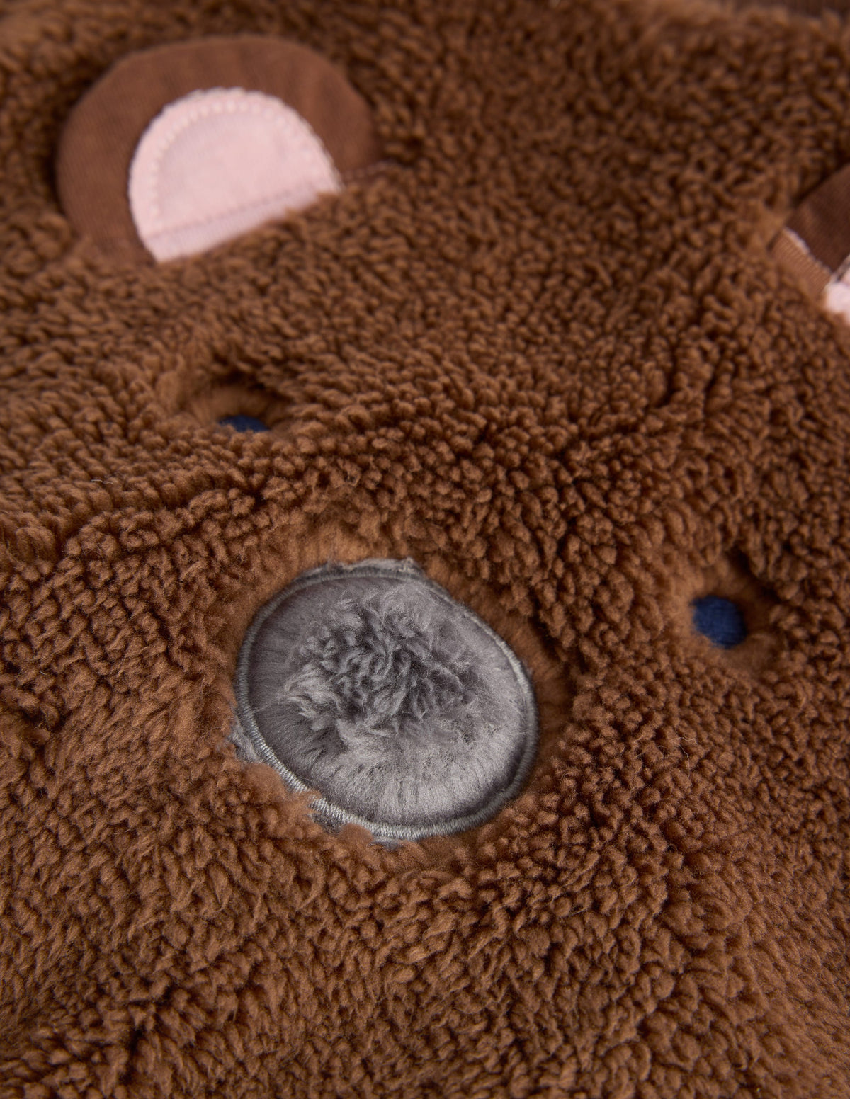 Originelles Teddyfell-Sweatshirt im Set-Braun, Bär - Image 3