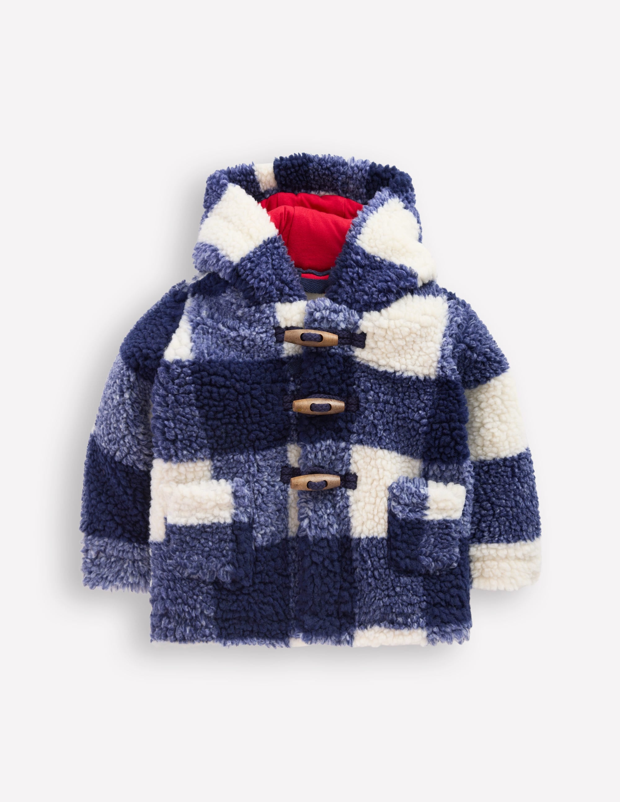 Teddyfell-Dufflecoat für Jungen-Navy, Vichykaros SS18G003 - Image 1