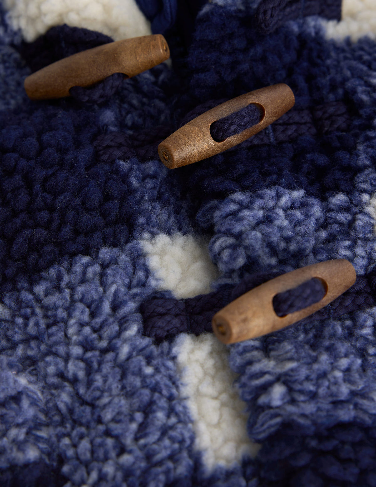 Teddyfell-Dufflecoat für Jungen-Navy, Vichykaros SS18G003 - Image 3