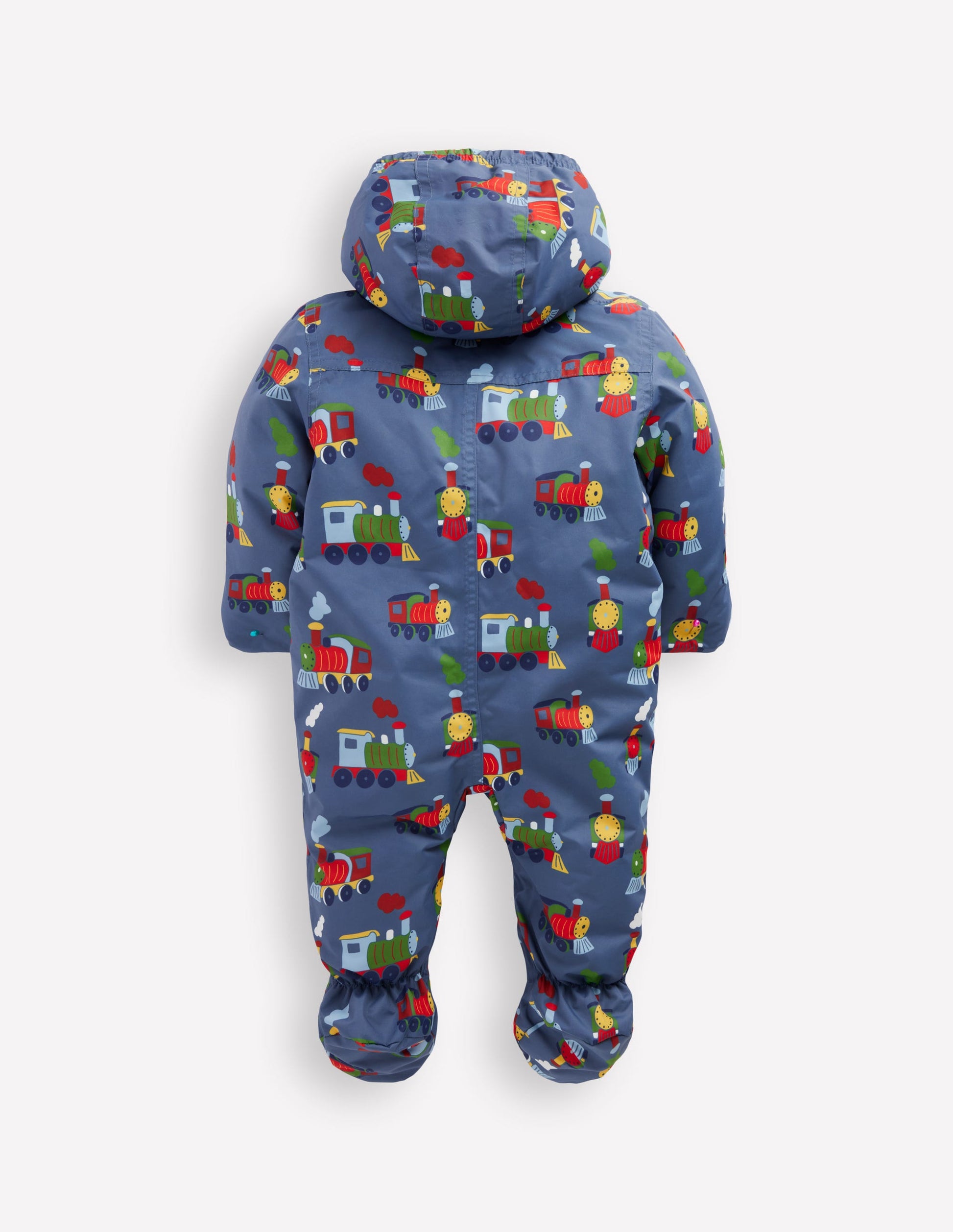 Schneeanzug für Jungen-Blau Züge-2