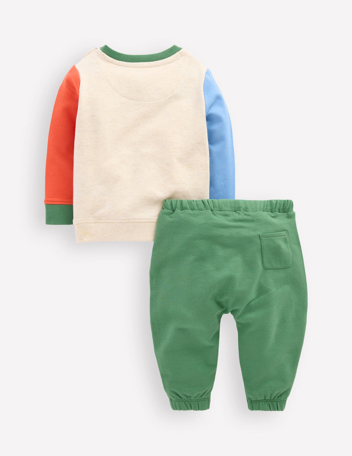 Sweatshirt-Spielset-Bunt Blockfarben - Image 2