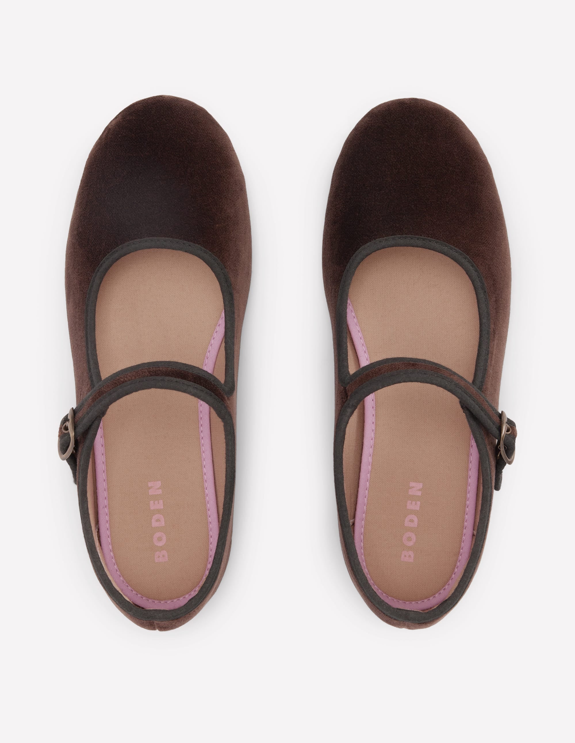 Flexi Mary Jane-Chocolate Velvet - Image 6