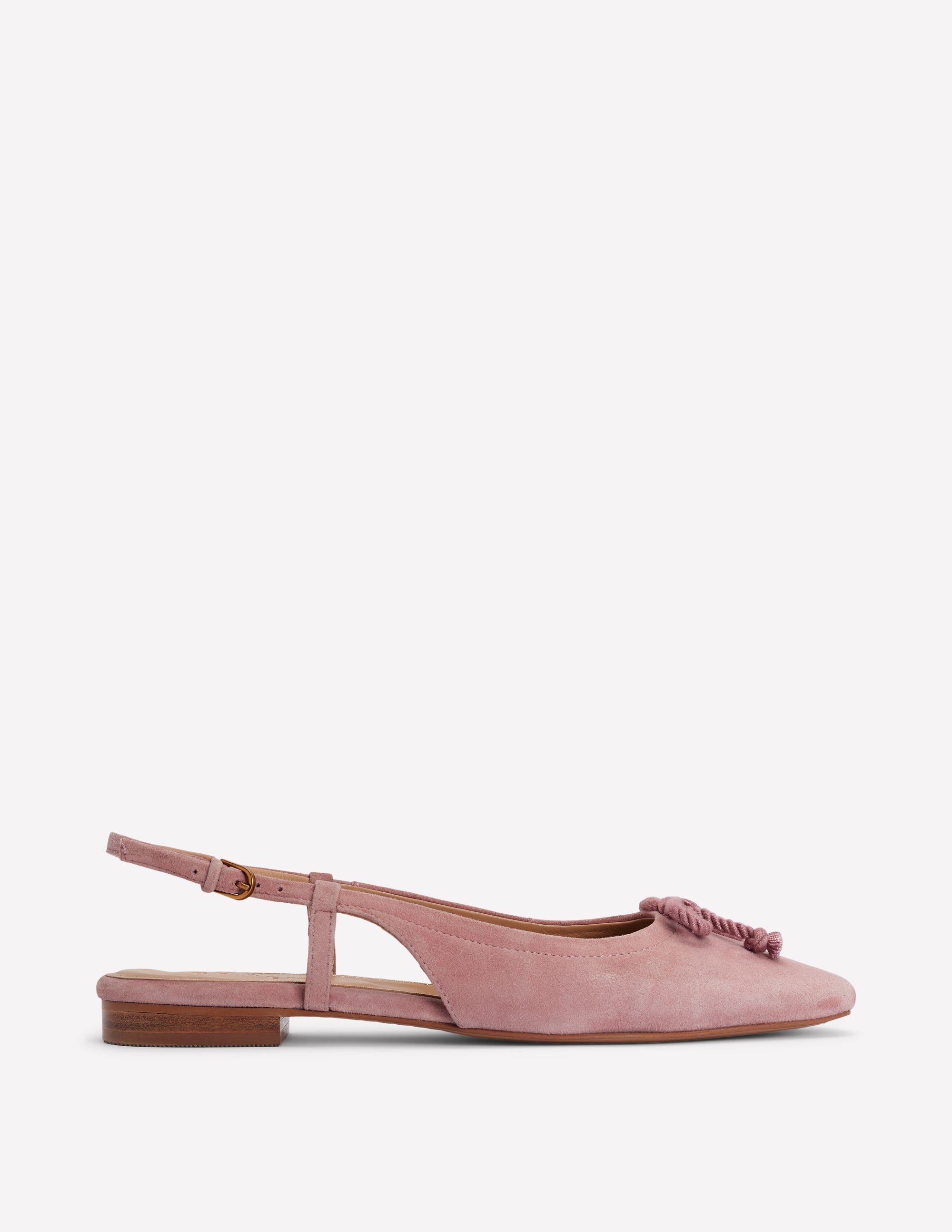 Flache Slingback-Sandalen-Rosé - Image 1