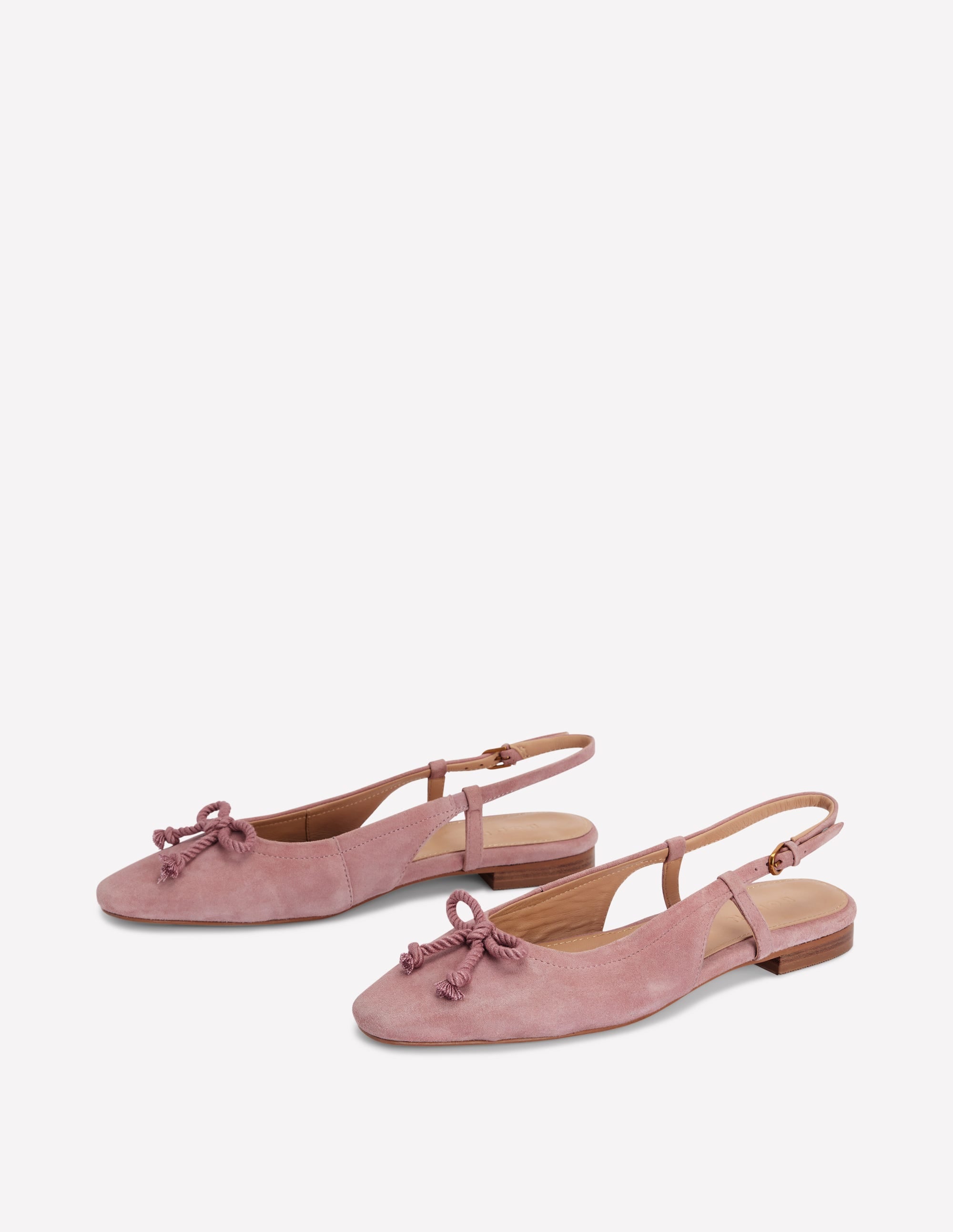 Flache Slingback-Sandalen-Rosé - Image 3