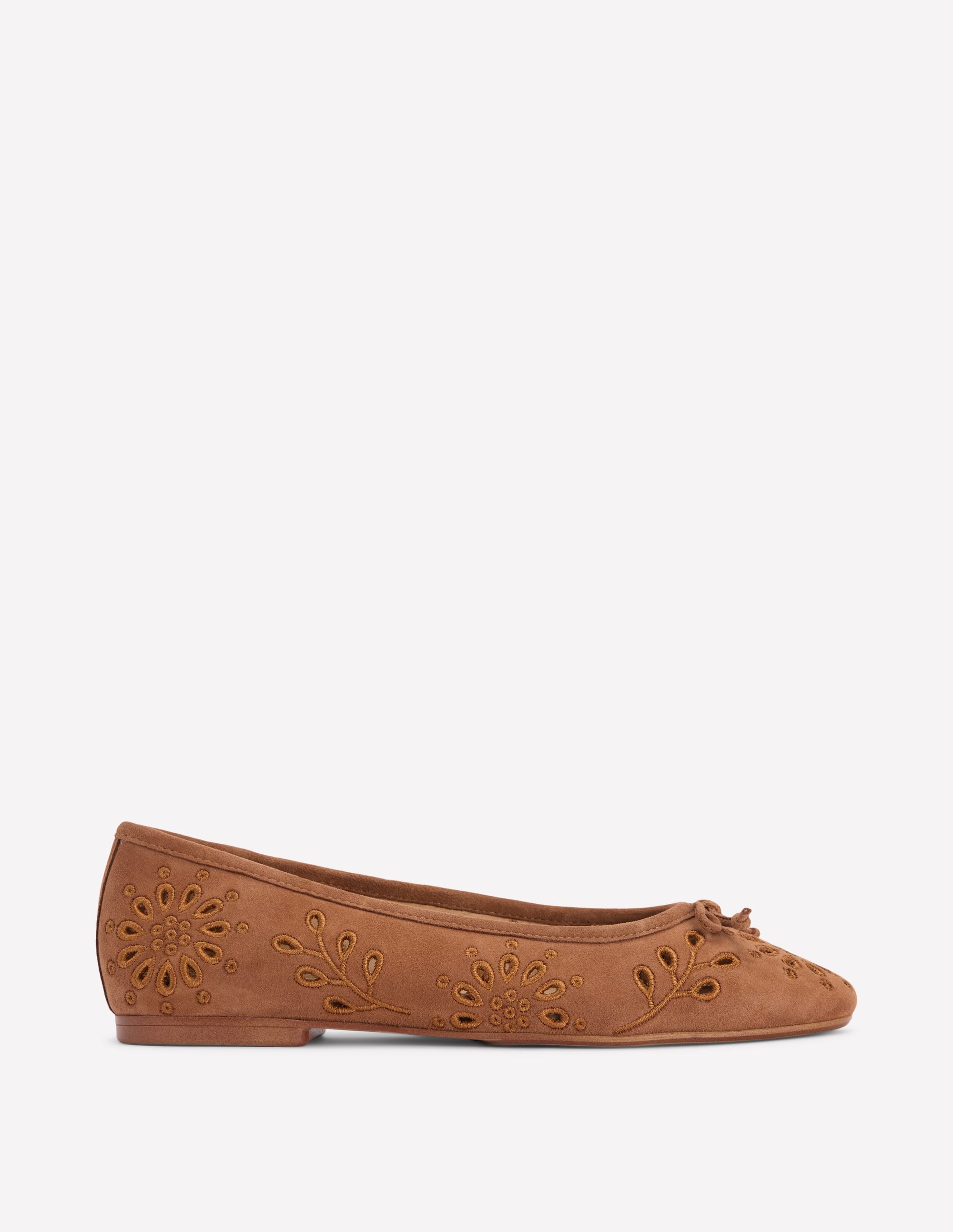 Cut Out Ballet Flats-Gingersnap - Image 1