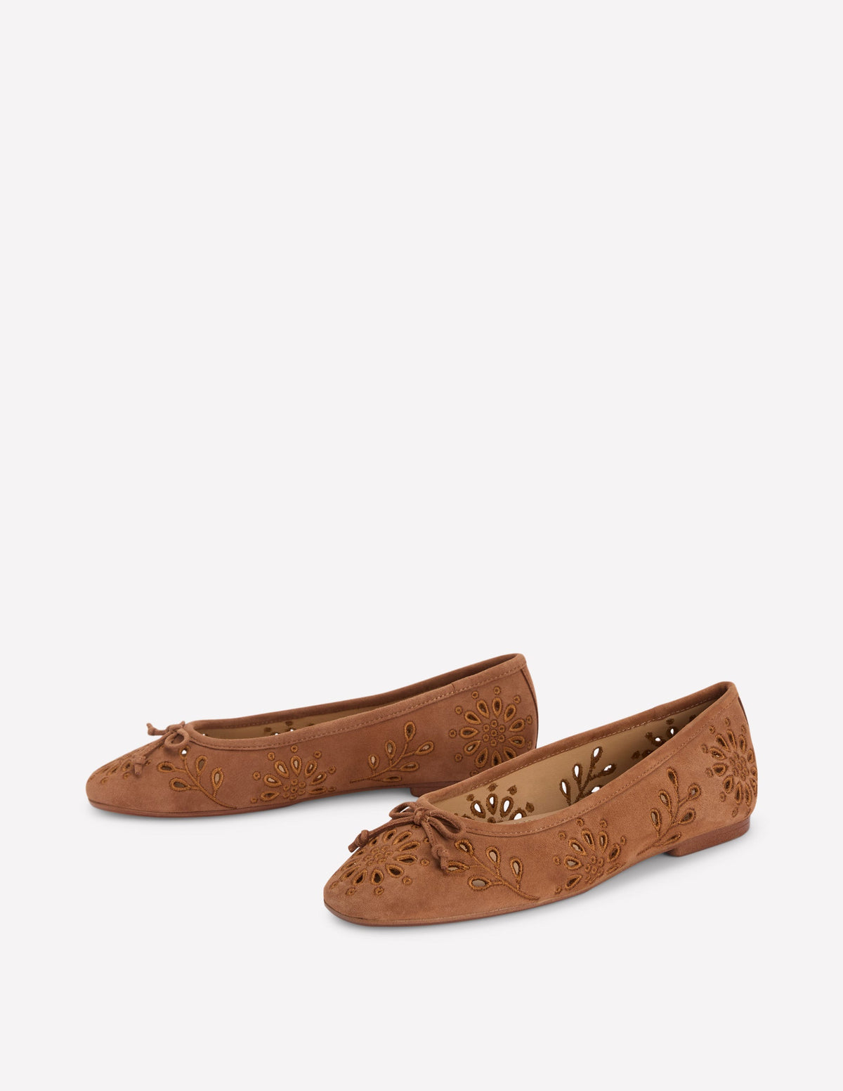 Cut Out Ballet Flats-Gingersnap - Image 3