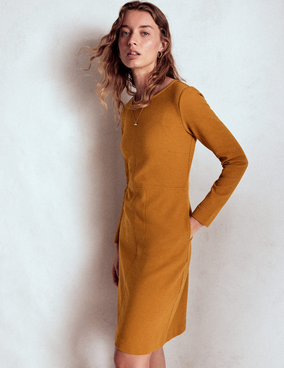 Cornelia Ottoman-Kleid-Toffeebraun-4