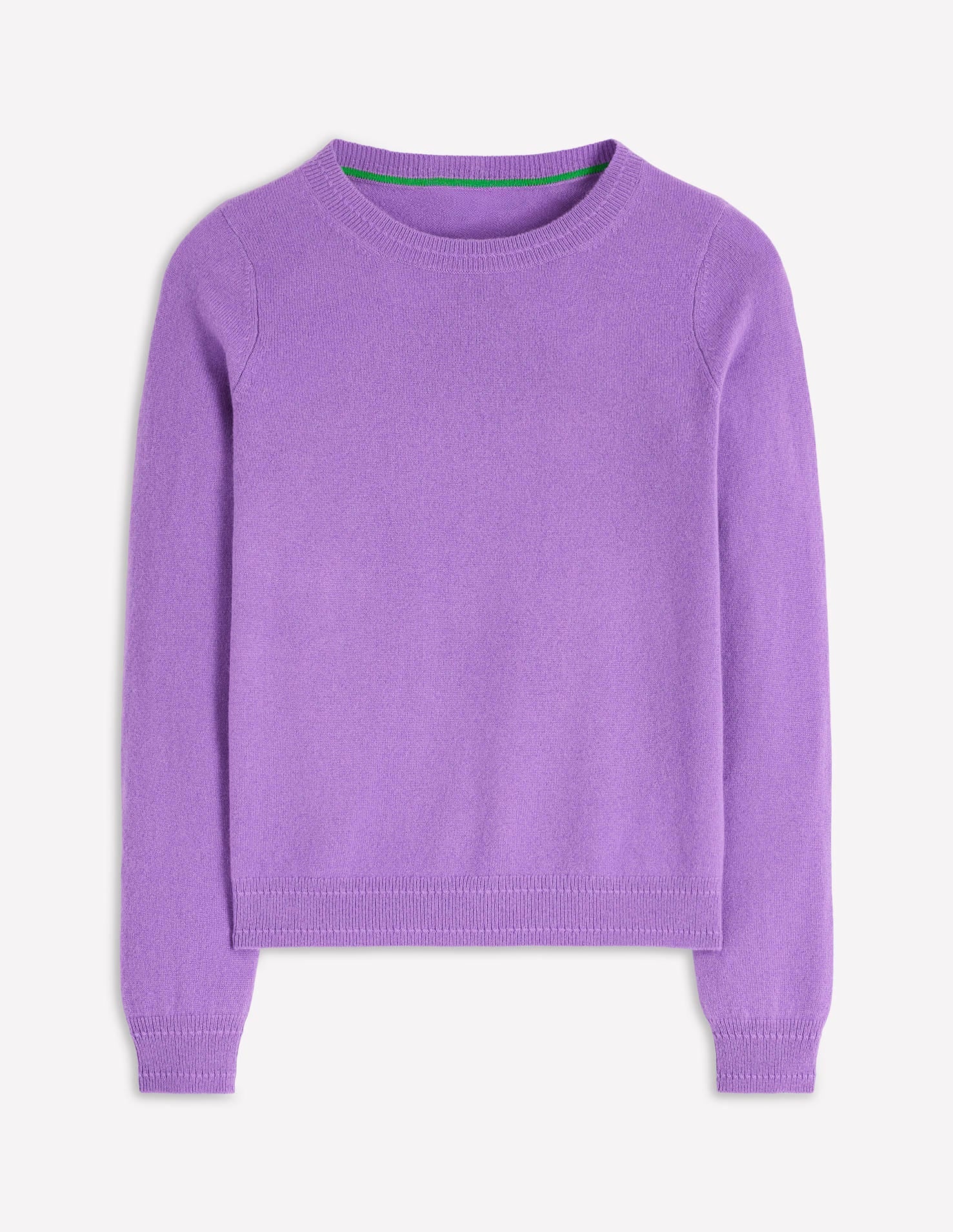 Eva Kaschmirpullover mit Rundhalsausschnitt-Lila Topas - Image 5